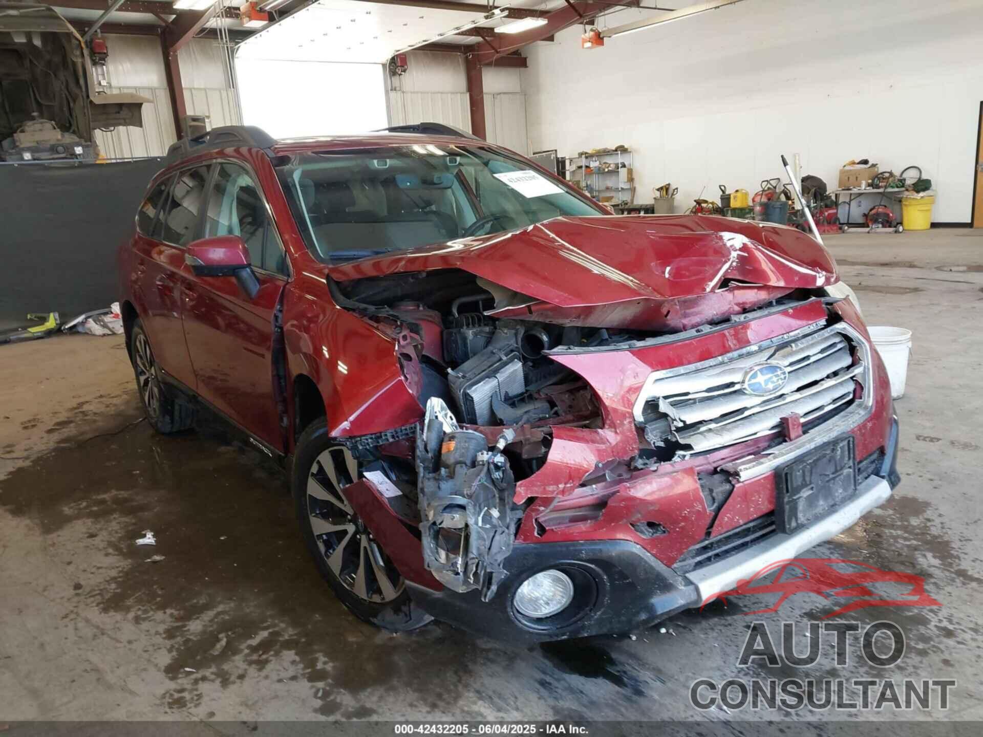 SUBARU OUTBACK 2017 - 4S4BSANC7H3423966