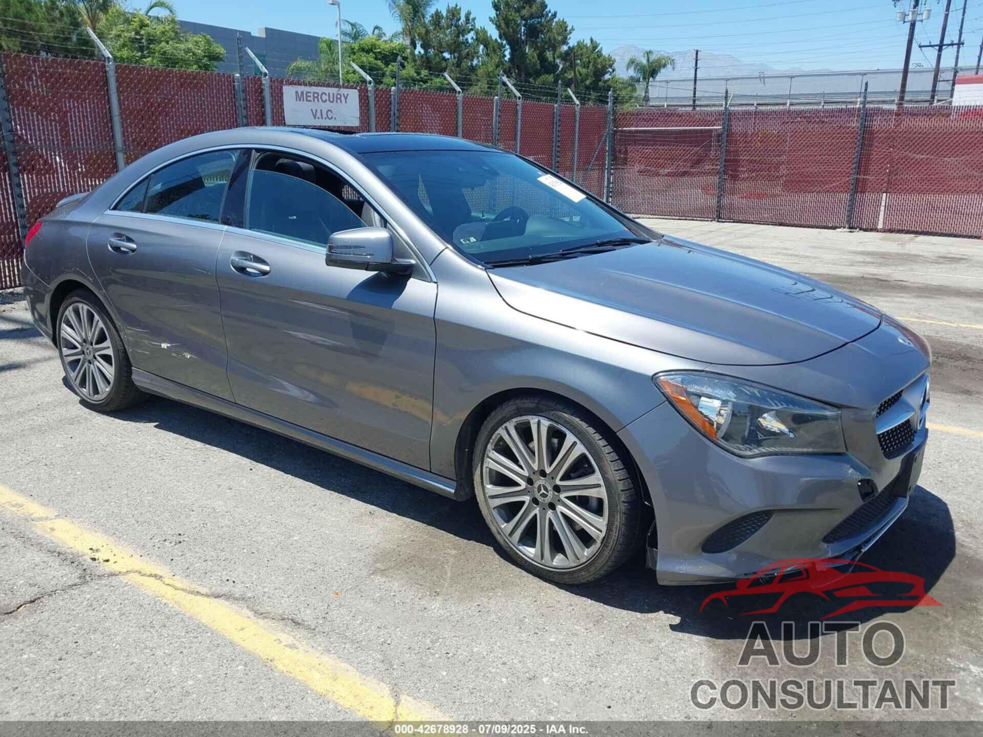 MERCEDES-BENZ CLA 250 2018 - WDDSJ4EB6JN637976