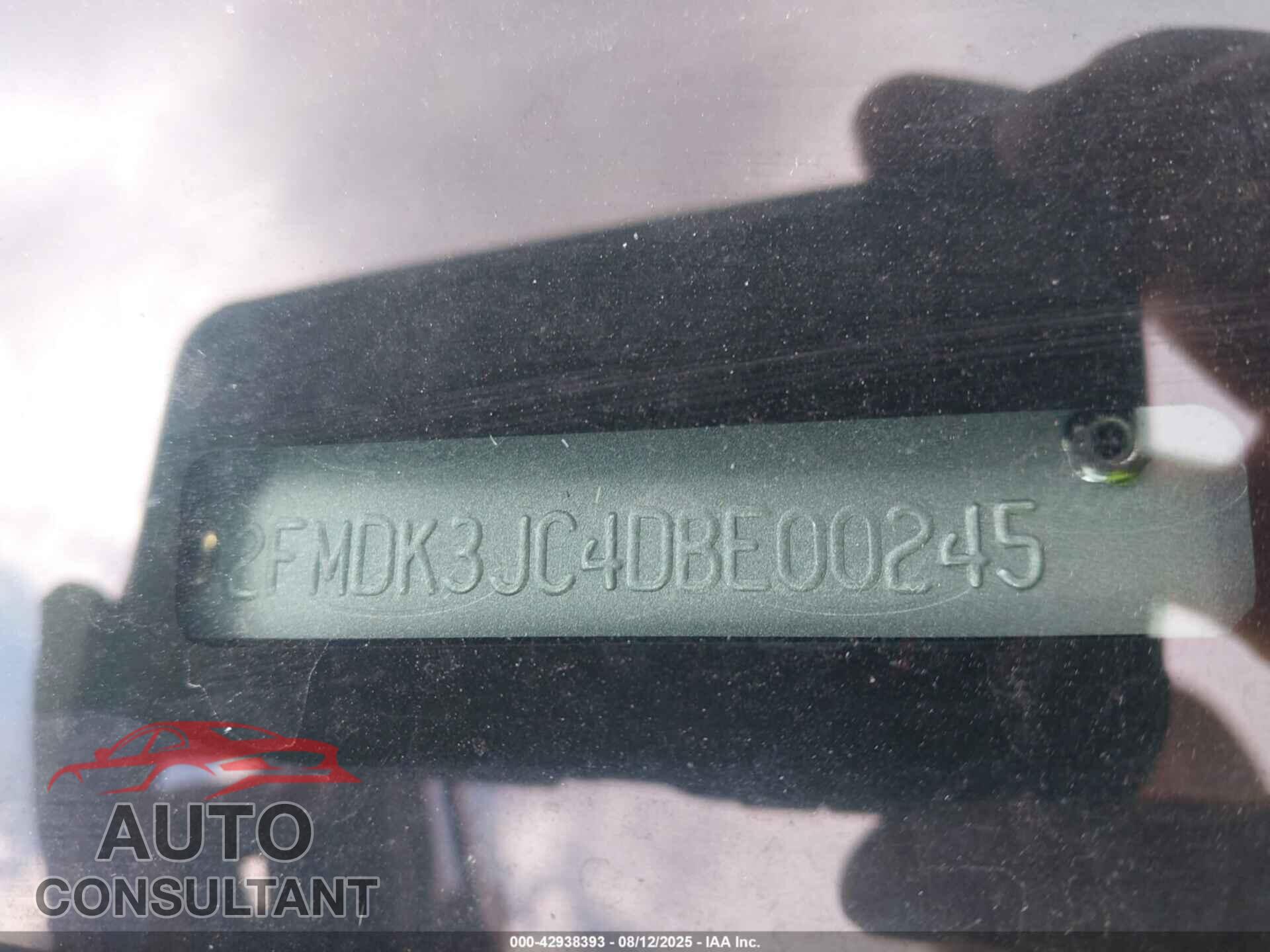 FORD EDGE 2013 - 2FMDK3JC4DBE00245