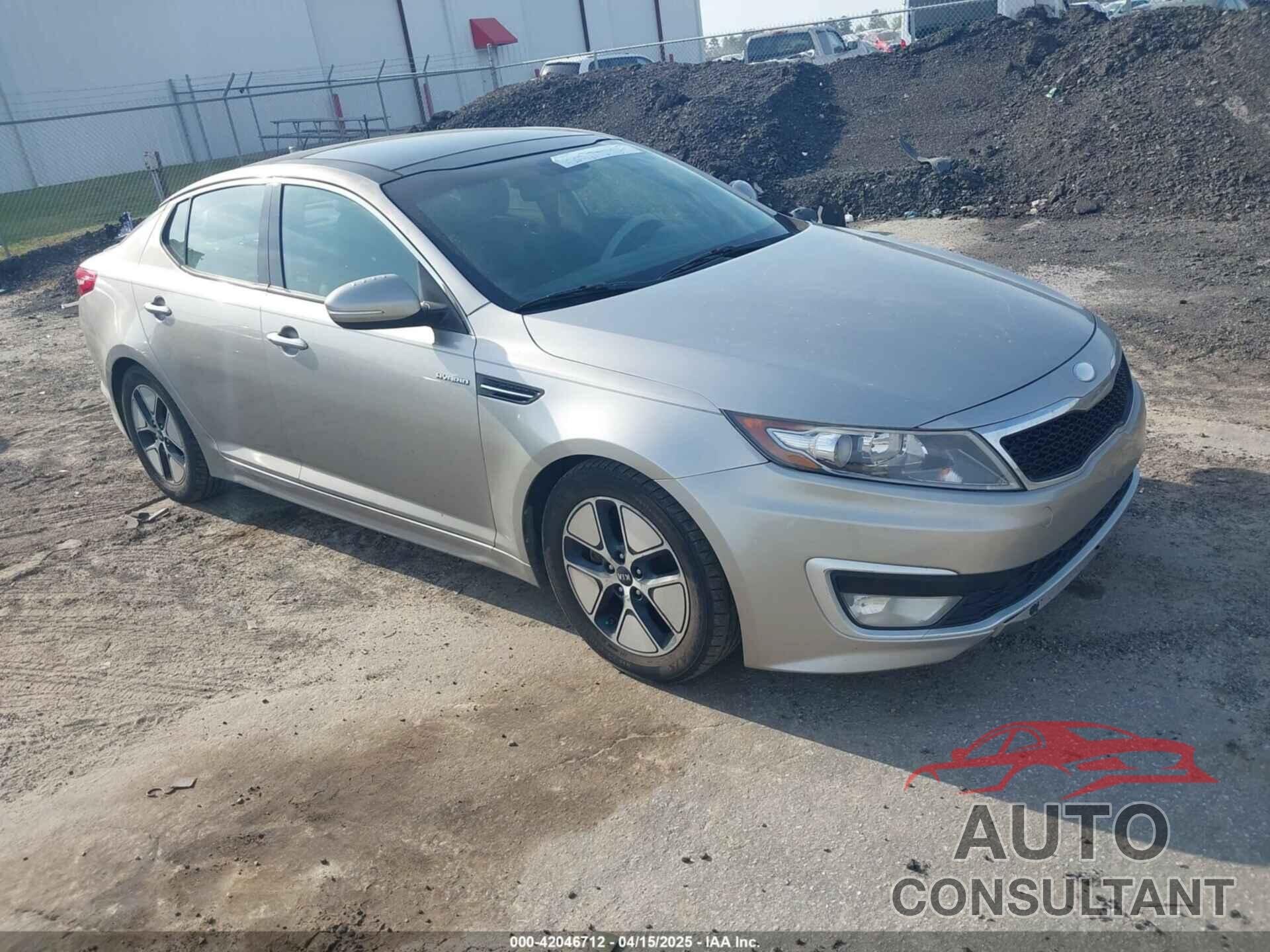 KIA OPTIMA HYBRID 2013 - KNAGM4ADXD5059185