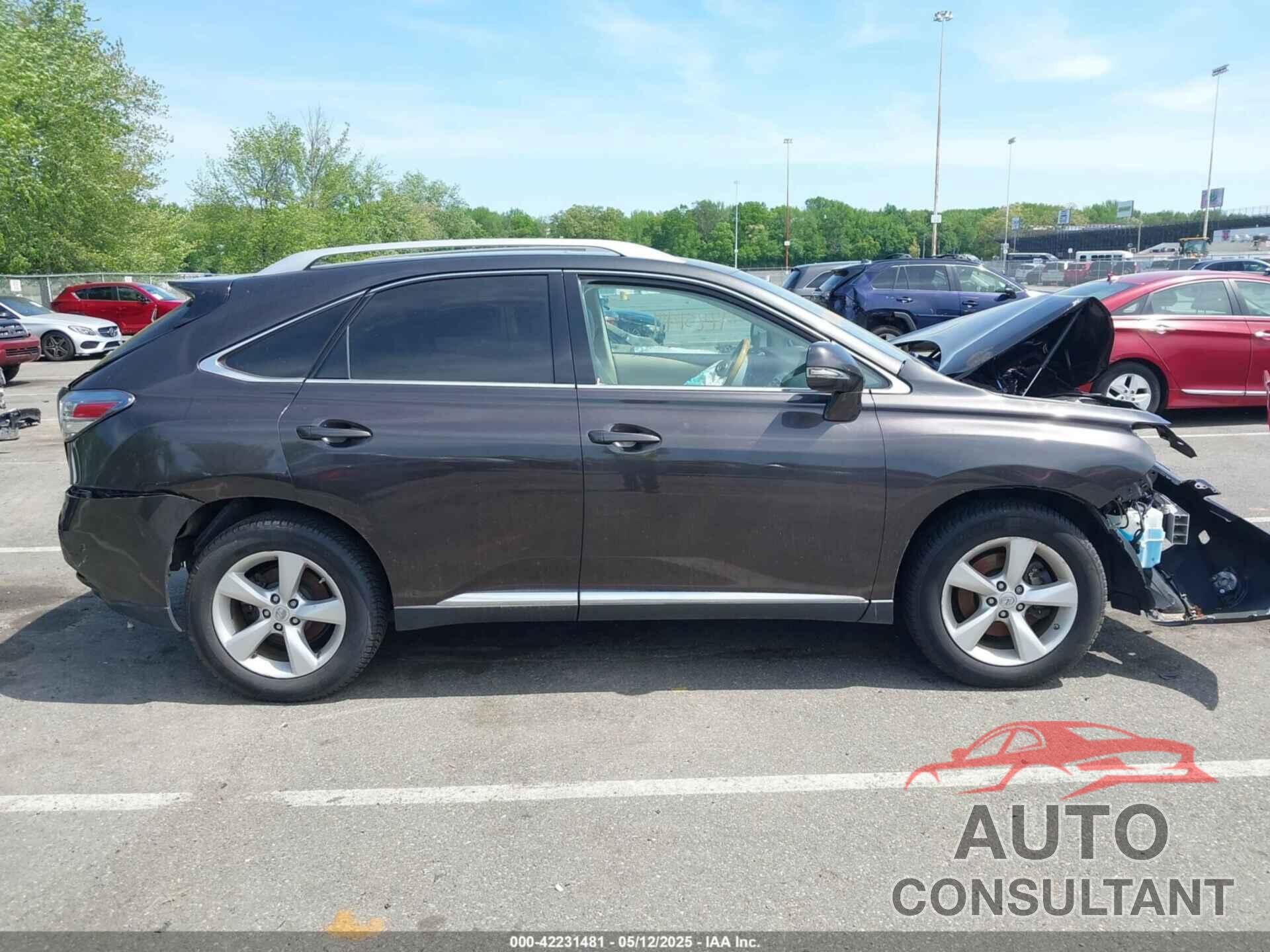 LEXUS RX 350 2010 - 2T2BK1BA0AC036272
