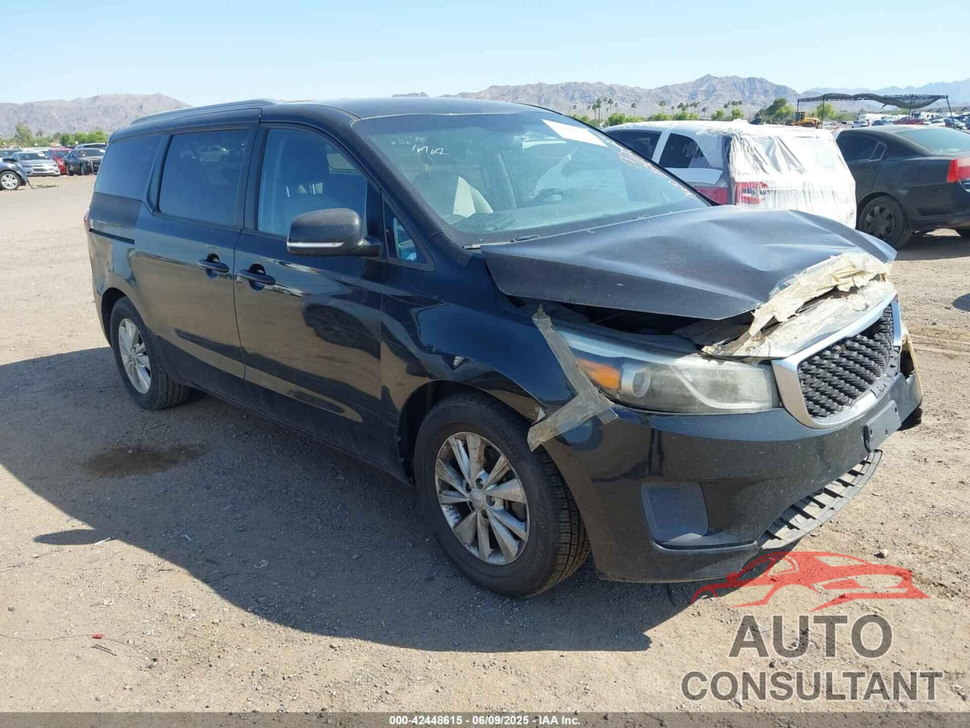 KIA SEDONA 2016 - KNDMB5C10G6083062