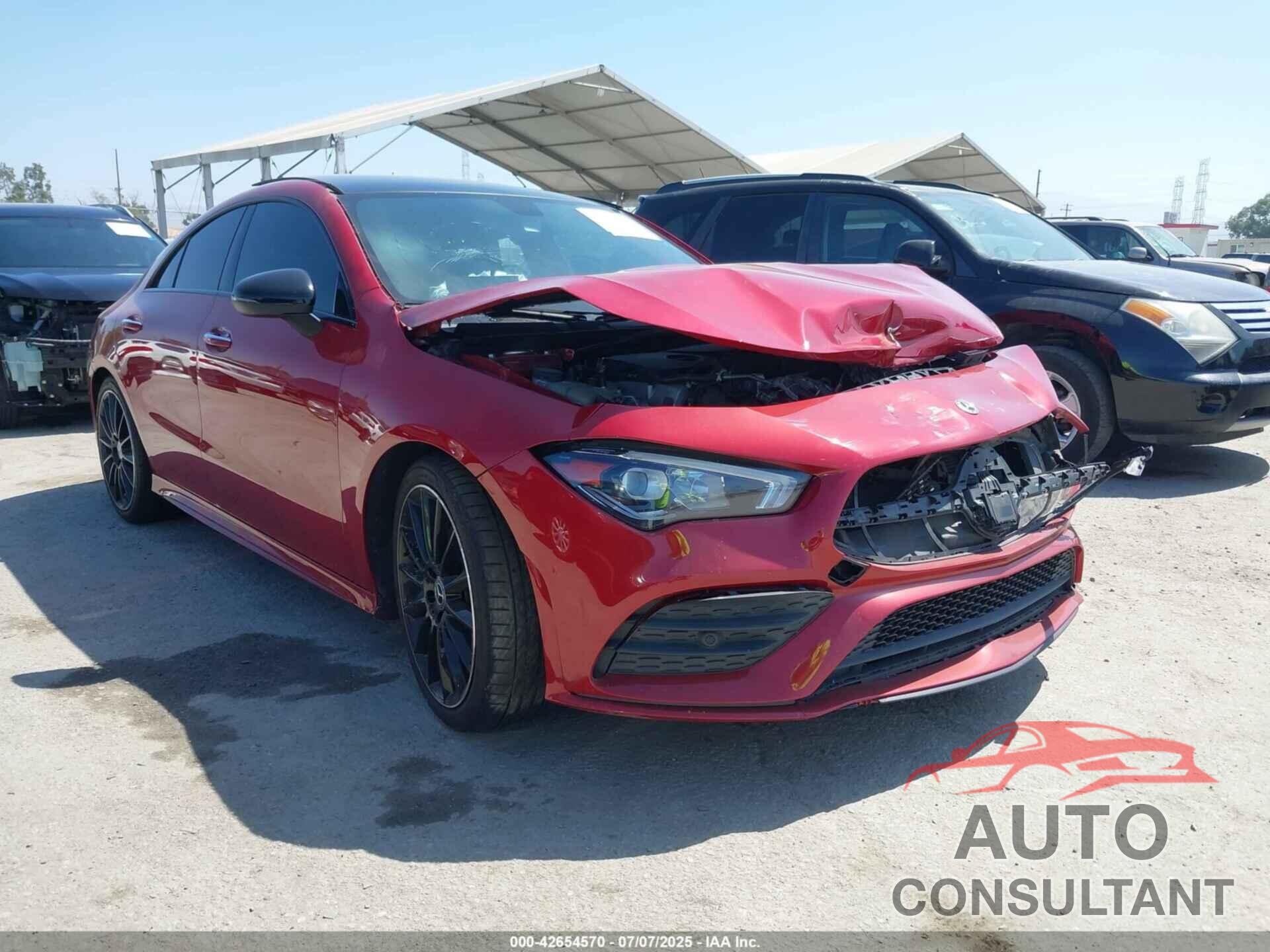 MERCEDES-BENZ CLA 250 2021 - W1K5J4GB8MN214167