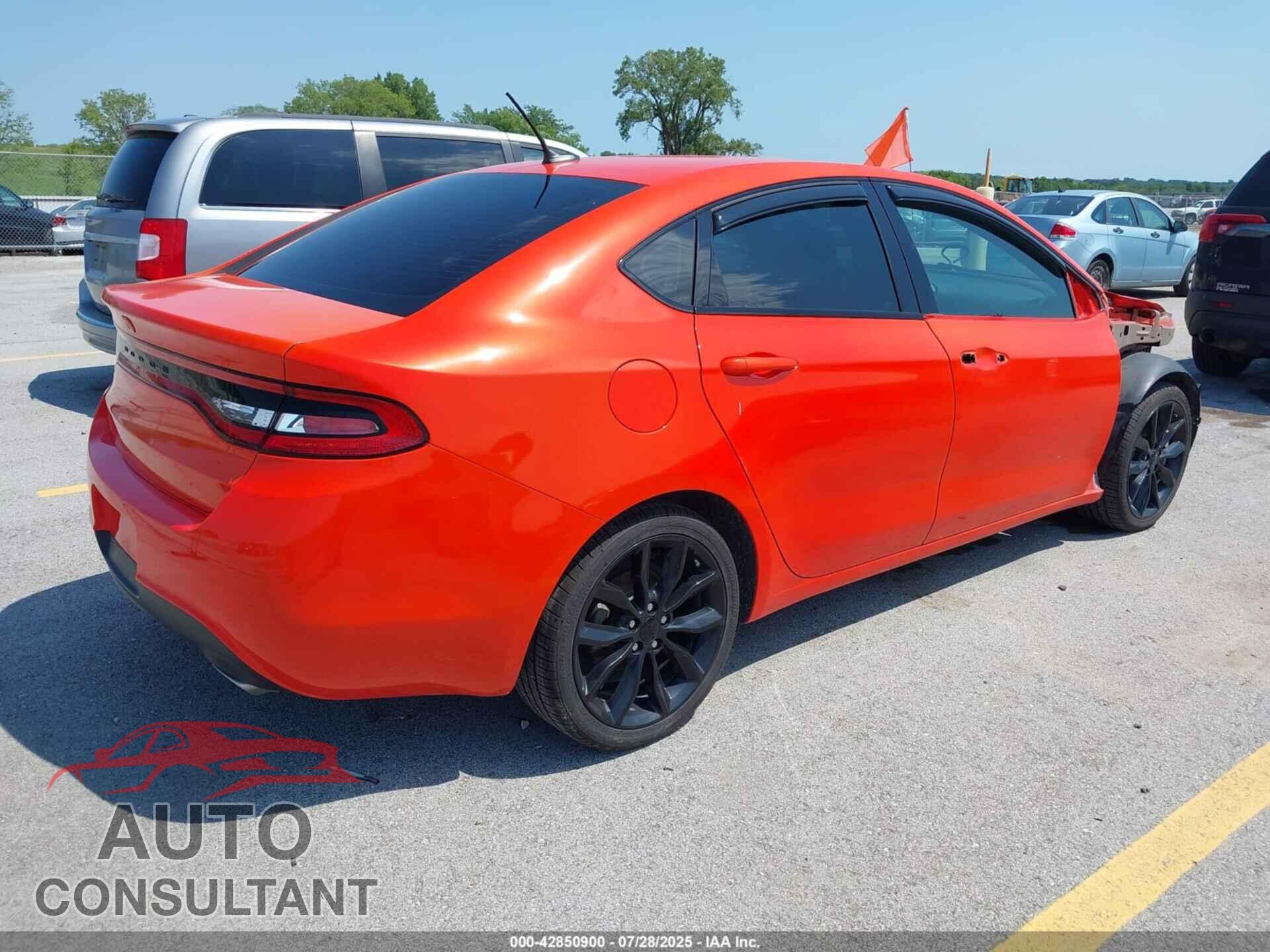 DODGE DART 2016 - 1C3CDFBB1GD680324