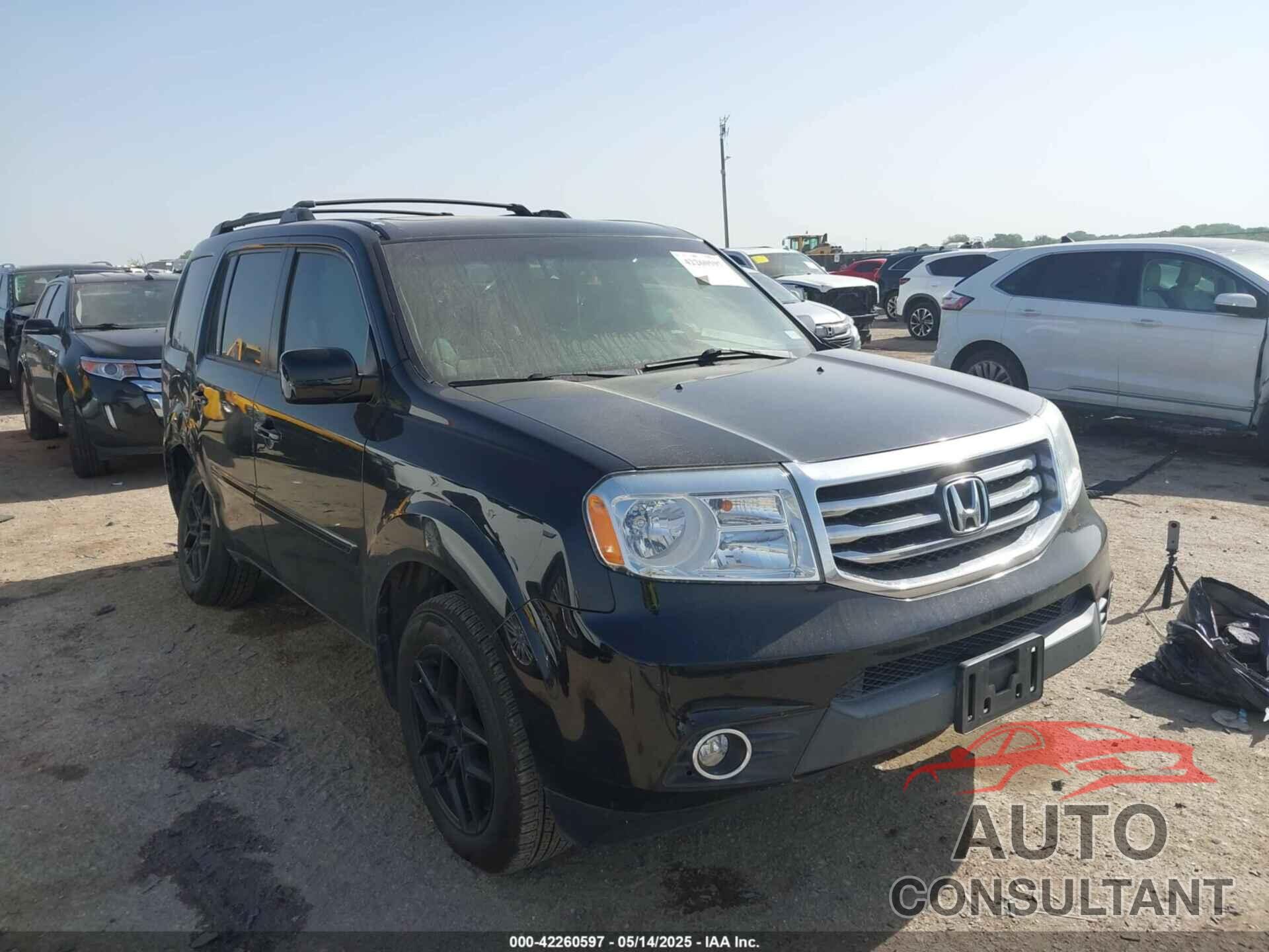 HONDA PILOT 2013 - 5FNYF3H50DB042467