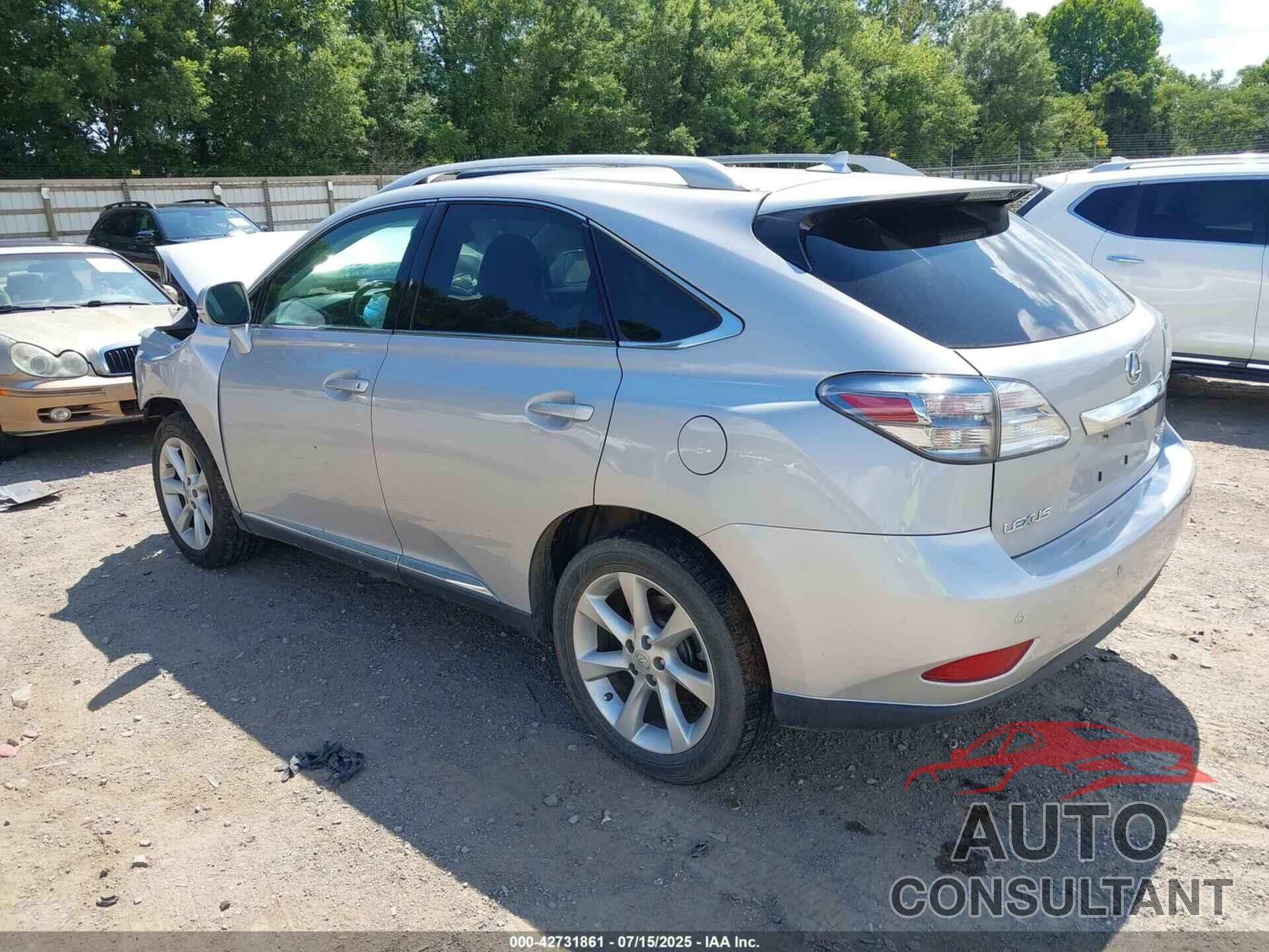 LEXUS RX 350 2010 - 2T2ZK1BA4AC030893