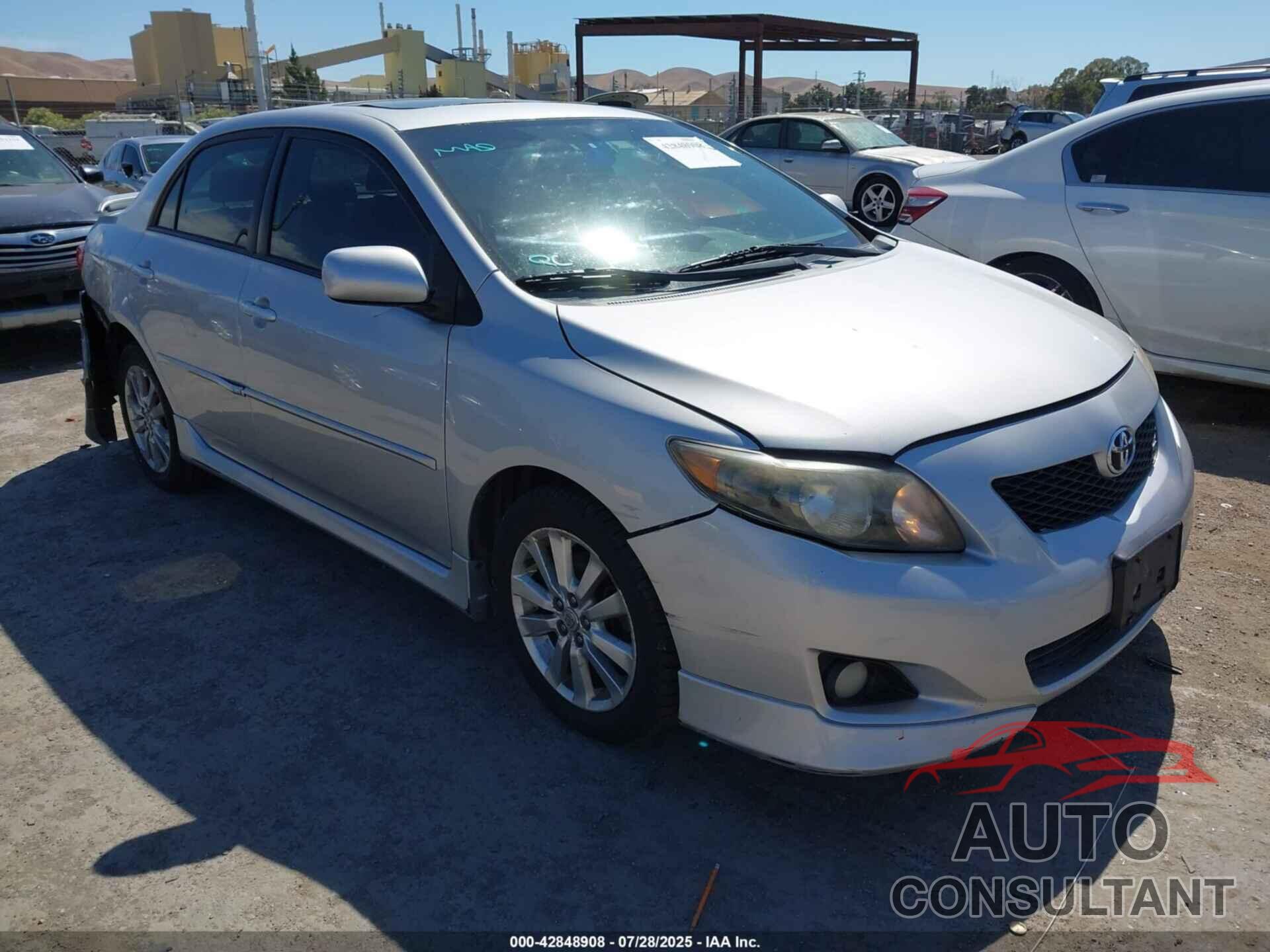 TOYOTA COROLLA 2010 - 2T1BU4EE1AC259046