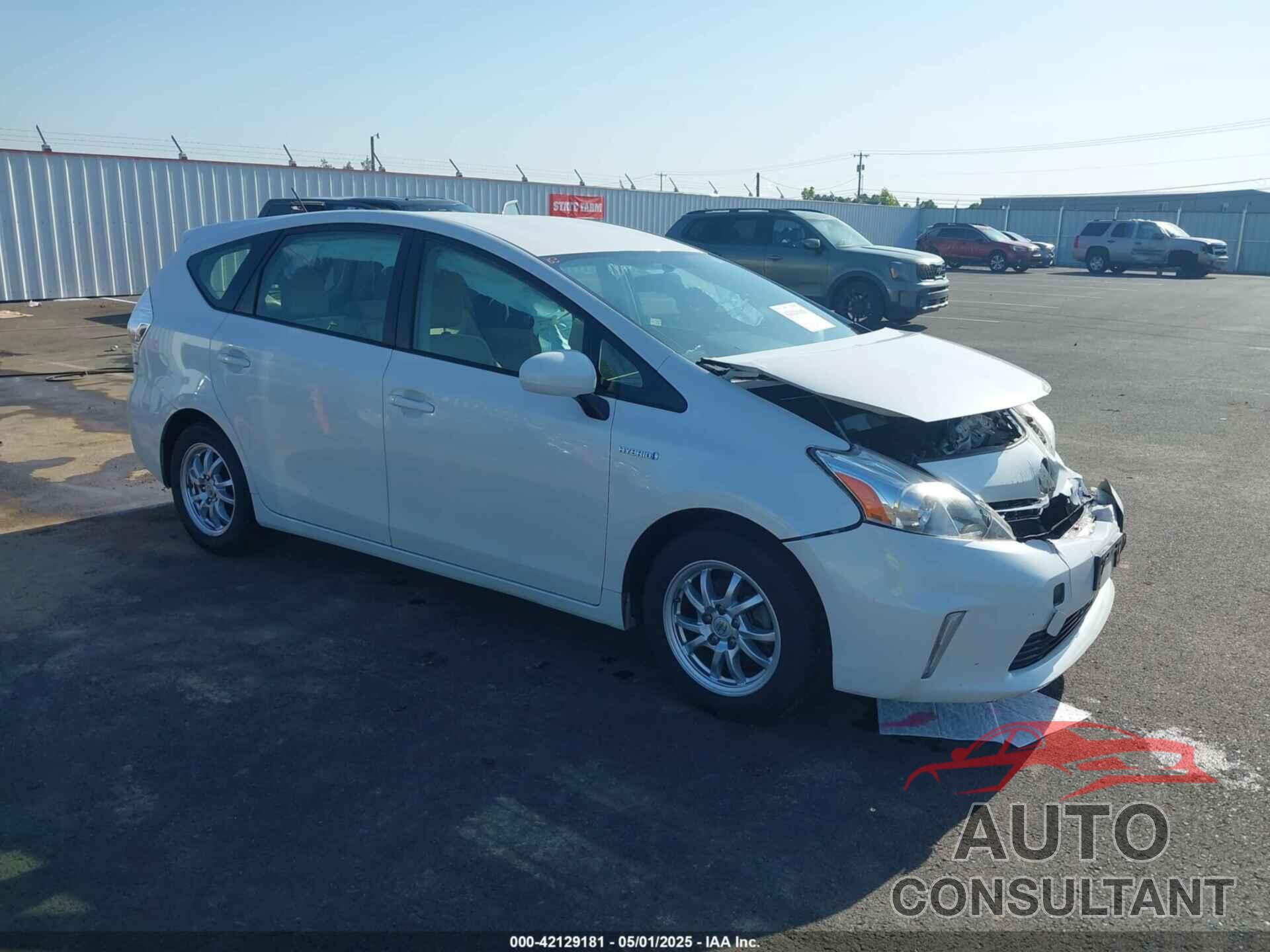 TOYOTA PRIUS V 2012 - JTDZN3EU5C3136035