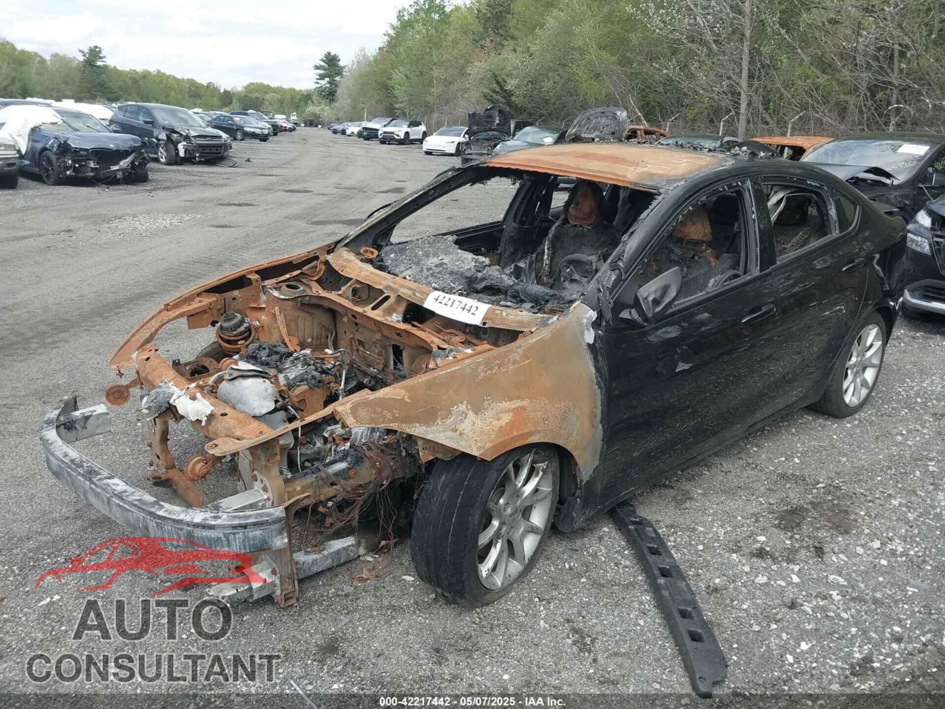DODGE DART 2013 - 1C3CDFBH2DD256943