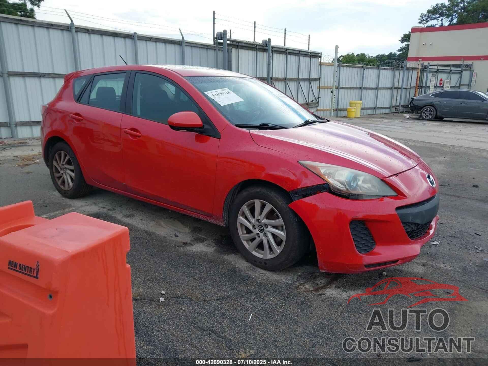 MAZDA MAZDA3 2013 - JM1BL1LP1D1823602