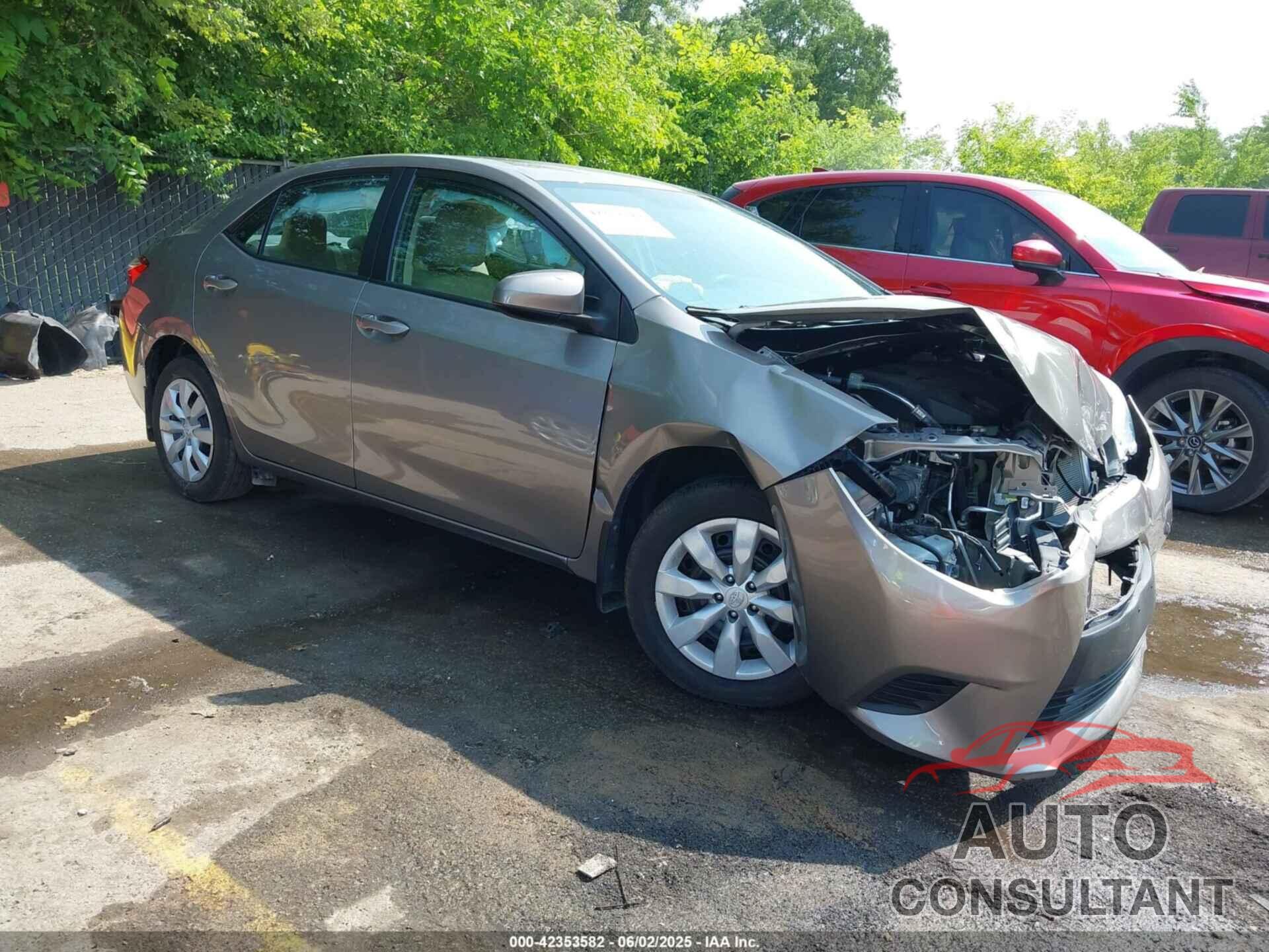 TOYOTA COROLLA 2014 - 5YFBURHE3EP171792