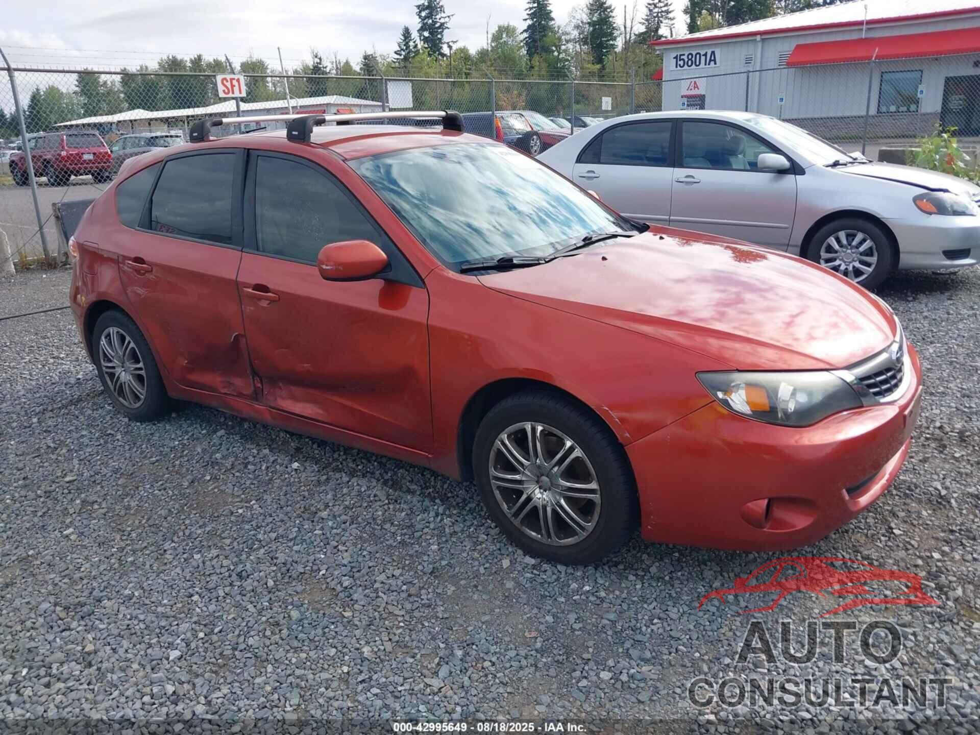 SUBARU IMPREZA 2009 - JF1GH61679H814583