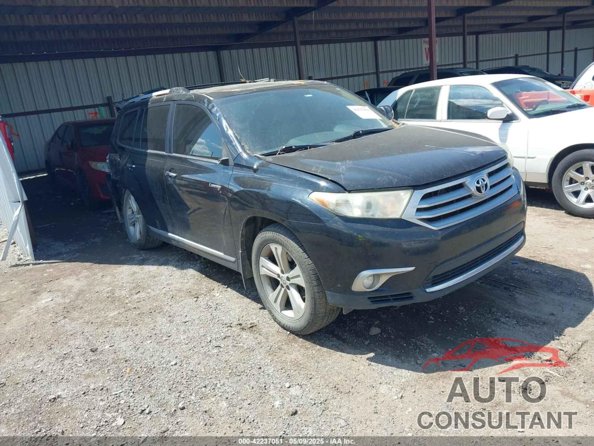 TOYOTA HIGHLANDER 2013 - 5TDDK3EH1DS184444