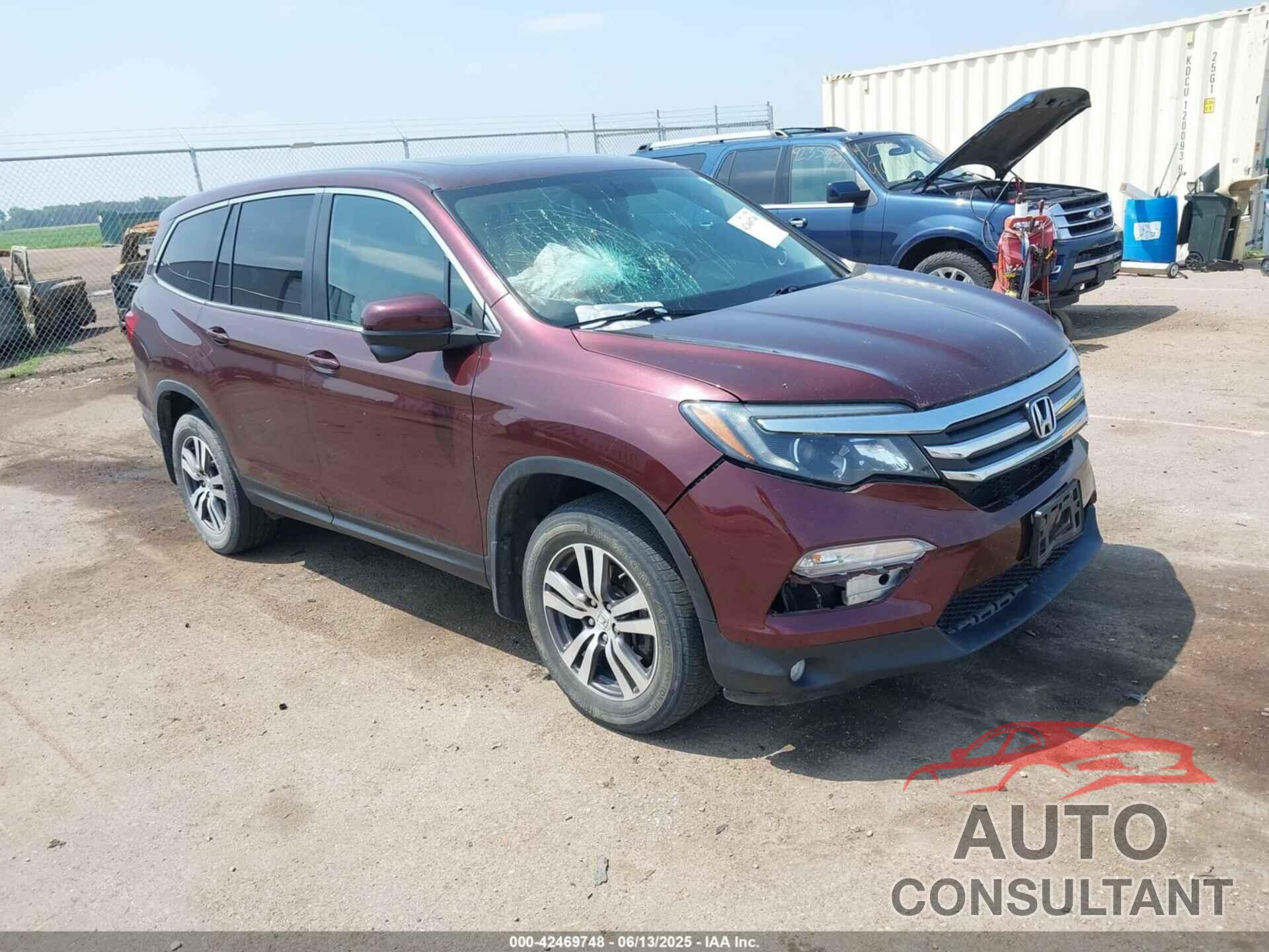 HONDA PILOT 2016 - 5FNYF6H57GB099013