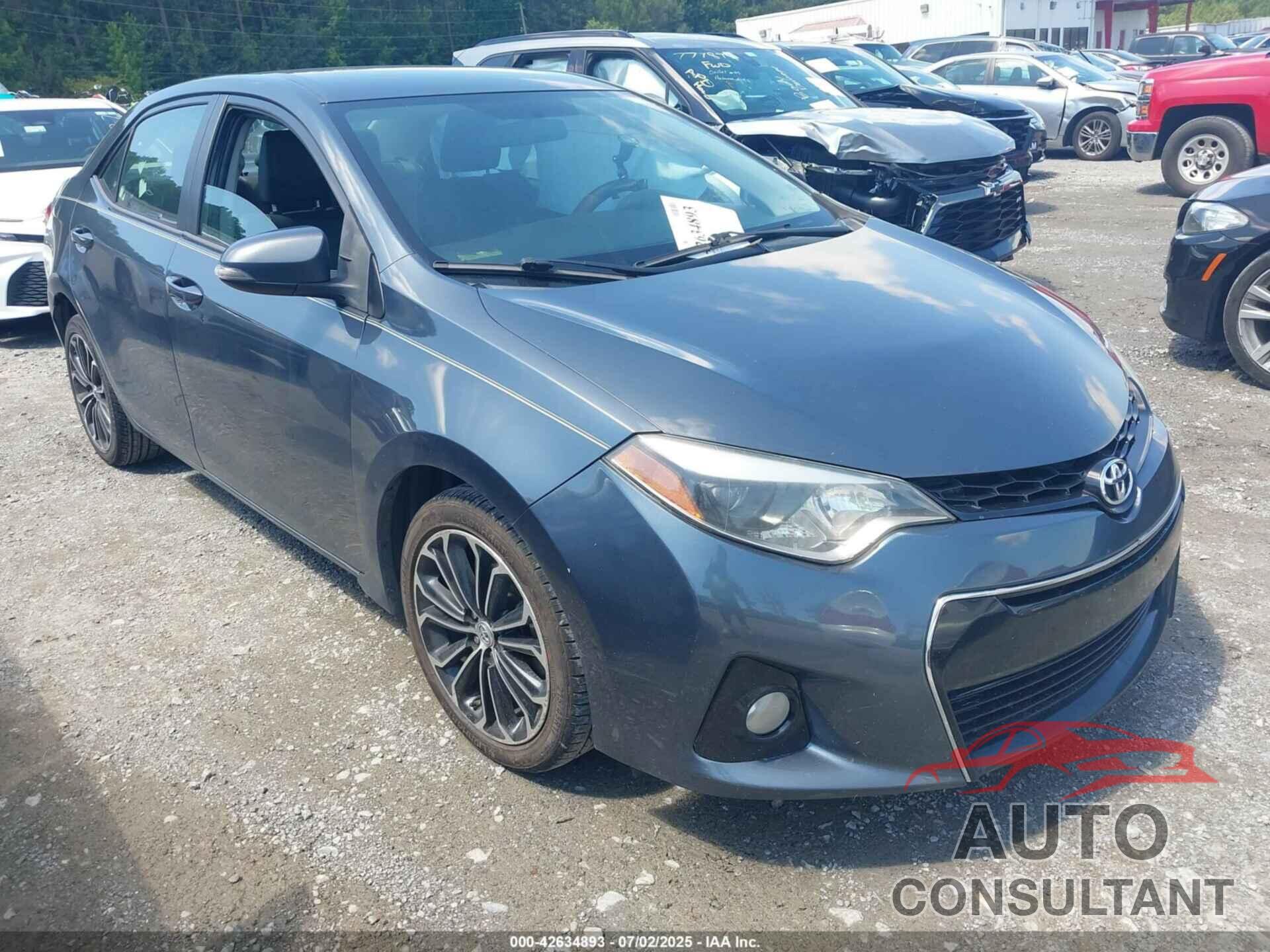 TOYOTA COROLLA 2015 - 2T1BURHE0FC458363