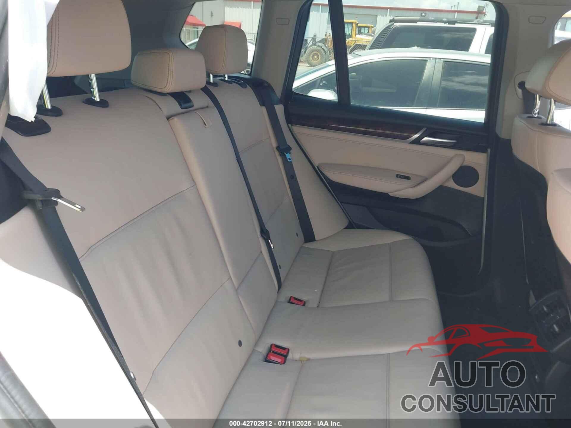 BMW X3 2015 - 5UXWX9C50F0D45458