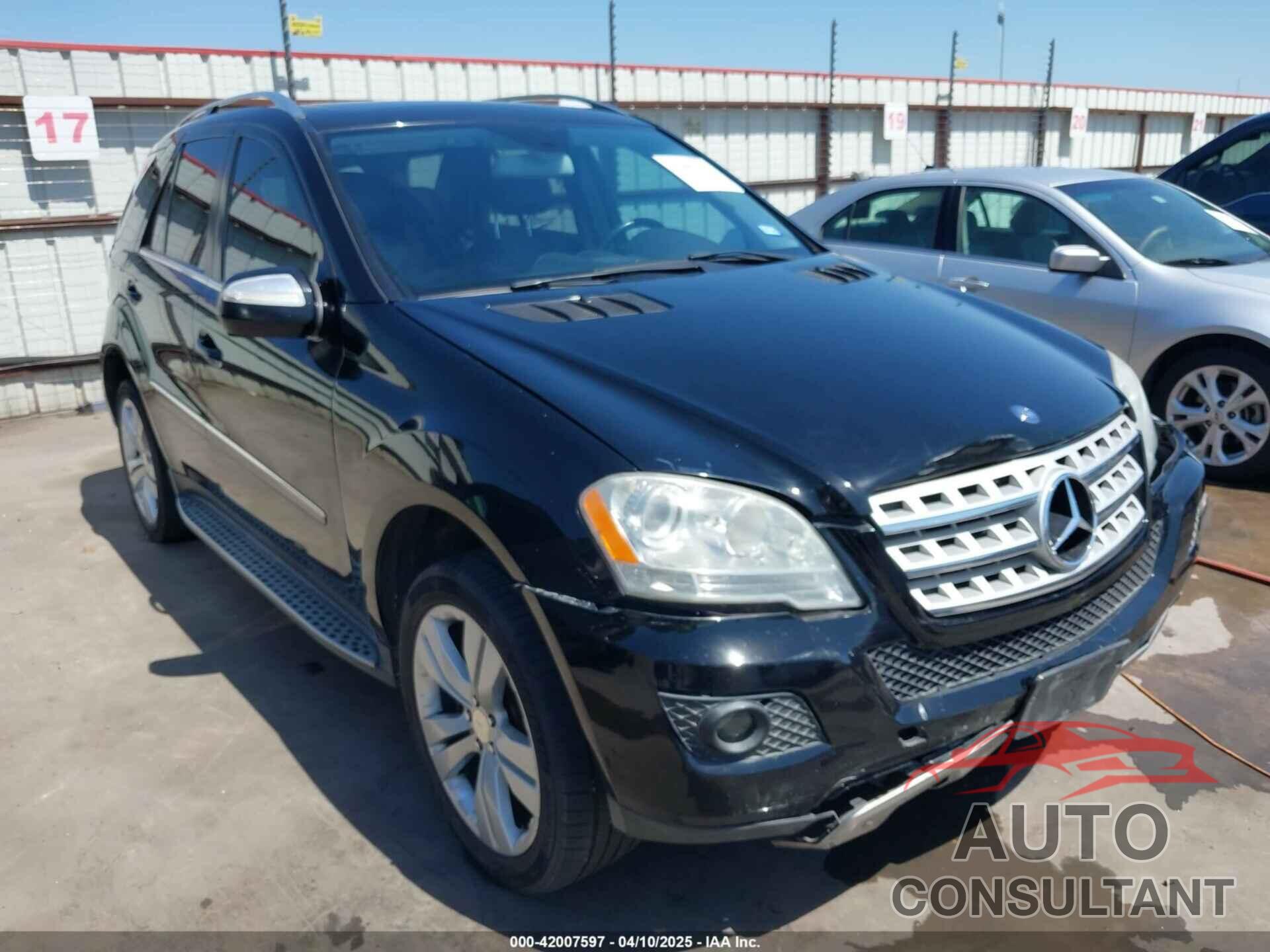 MERCEDES-BENZ ML 350 2010 - 4JGBB8GB4AA606465