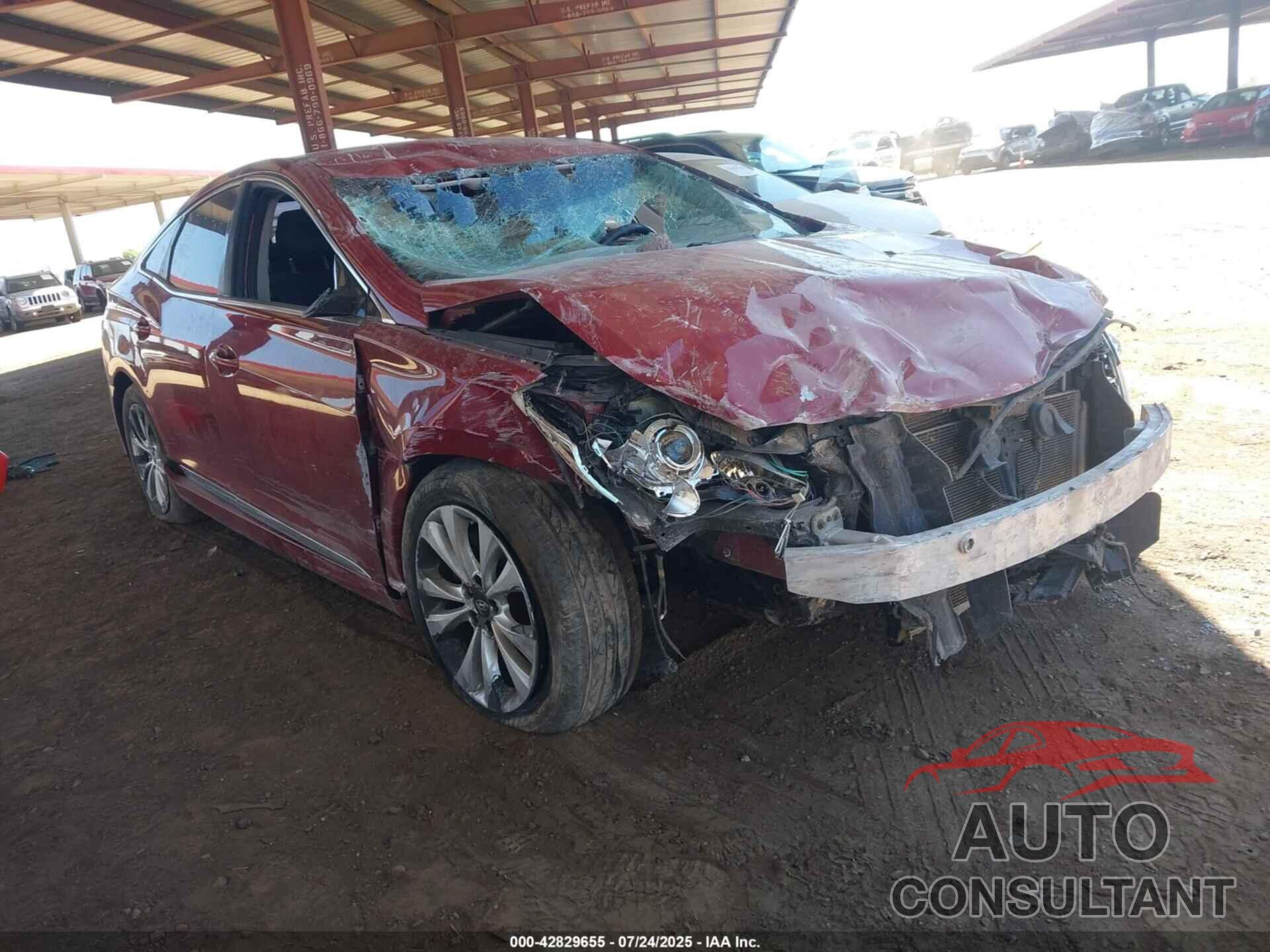 HYUNDAI AZERA 2013 - KMHFG4JG6DA299739