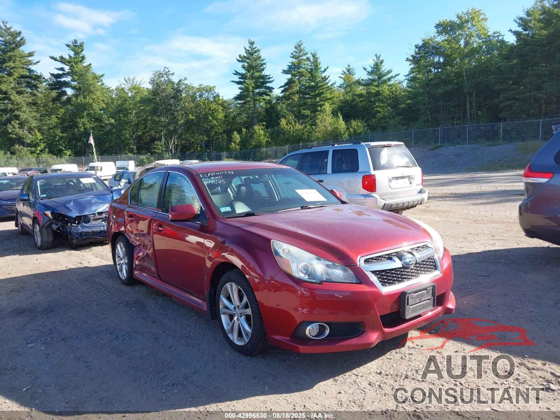 SUBARU LEGACY 2013 - 4S3BMBK62D3042815