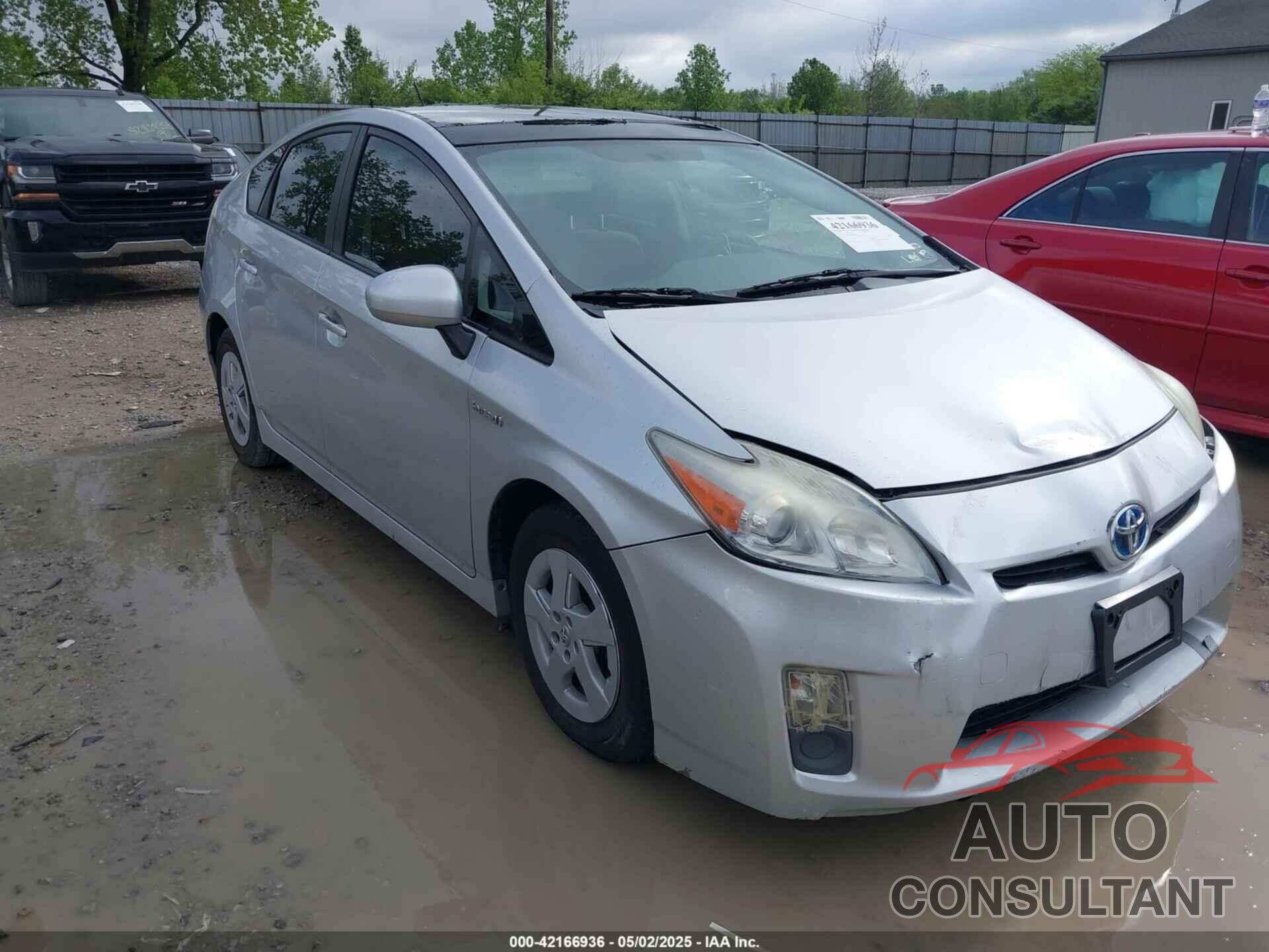 TOYOTA PRIUS 2011 - JTDKN3DU6B0285363