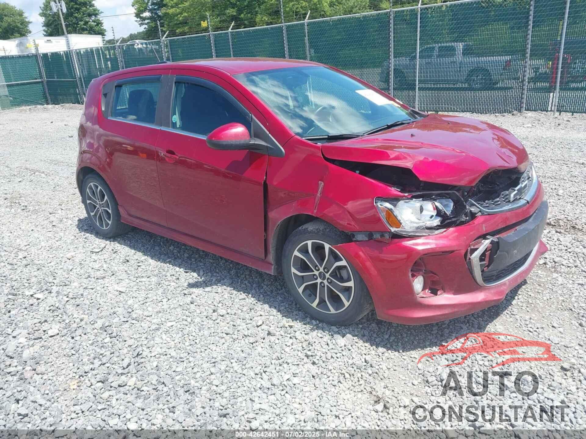 CHEVROLET SONIC 2020 - 1G1JD6SB6L4124936