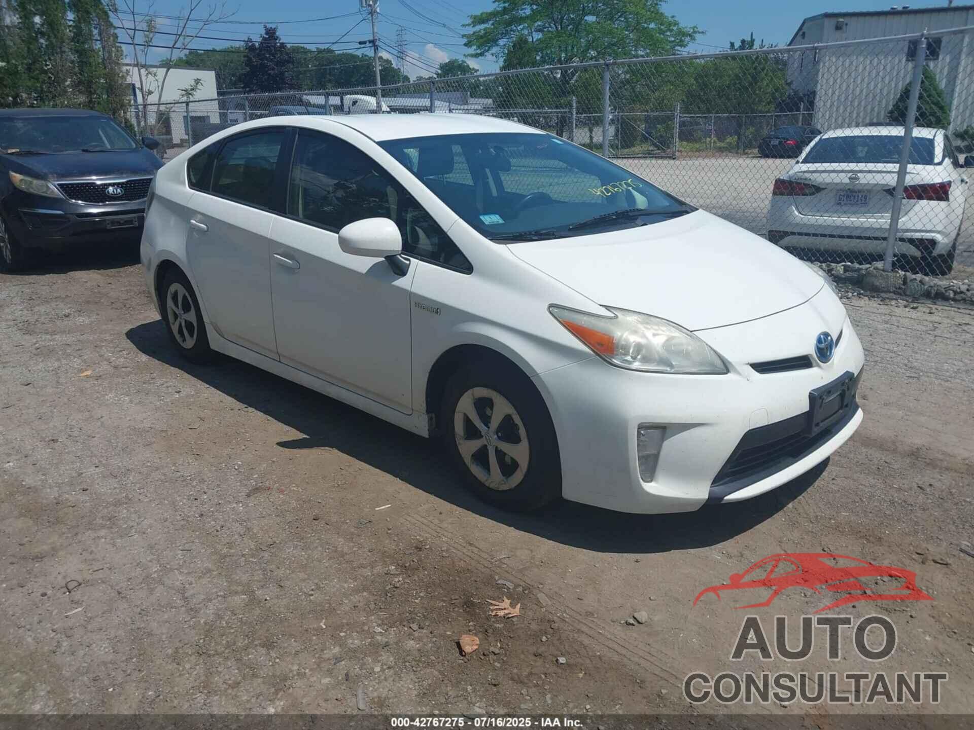 TOYOTA PRIUS 2013 - JTDKN3DU1D5578576