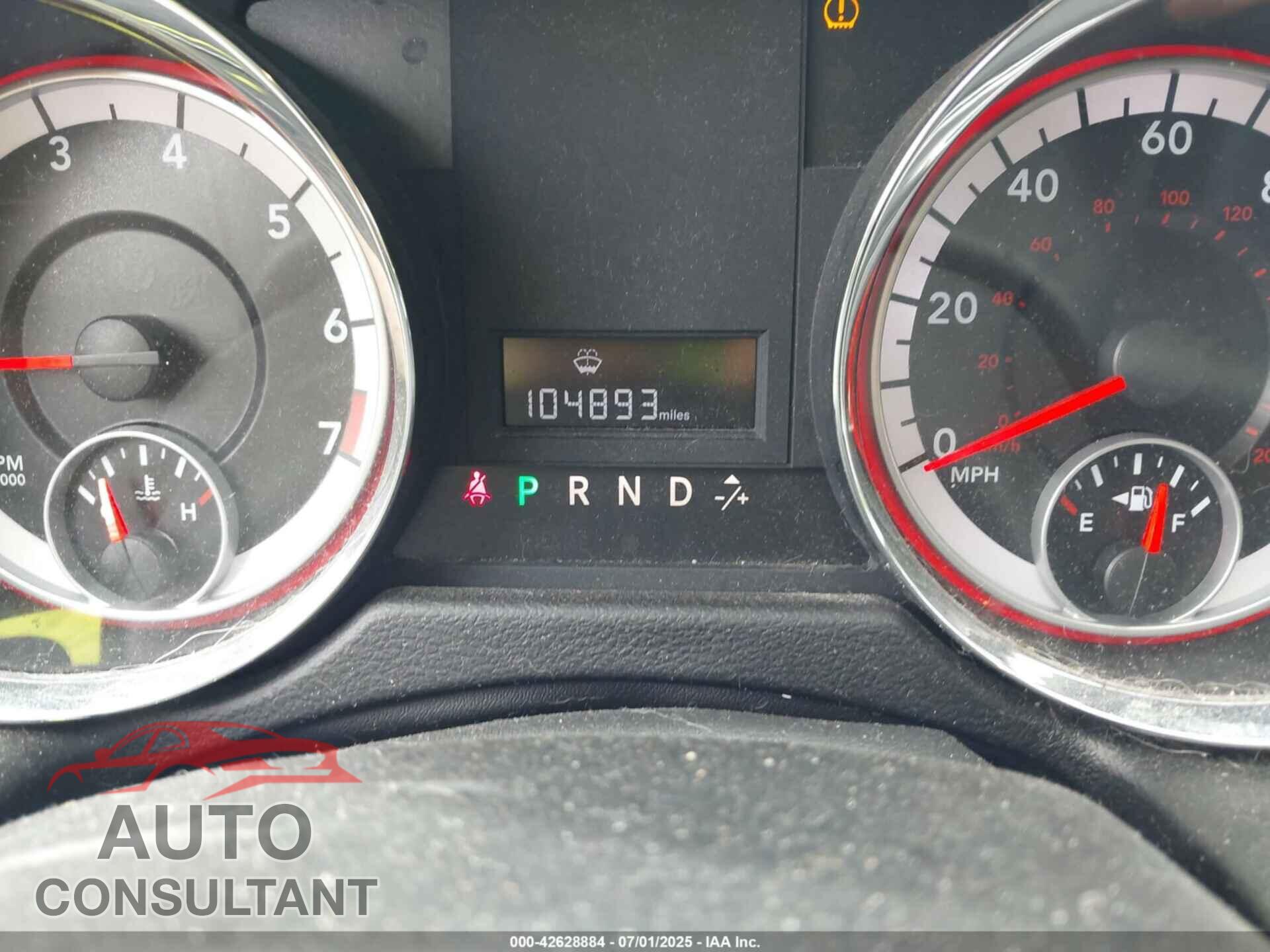 DODGE GRAND CARAVAN 2011 - 2D4RN3DG3BR697578