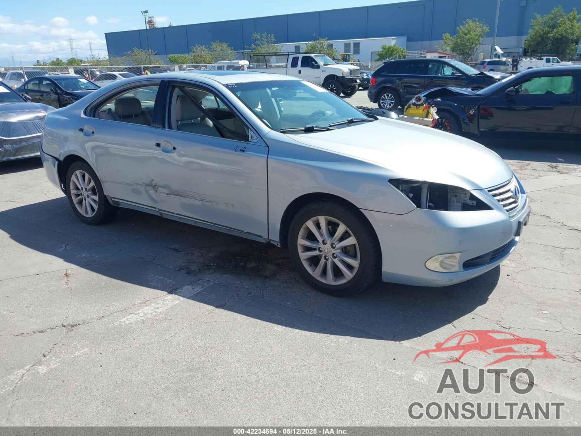 LEXUS ES 350 2011 - JTHBK1EG8B2464304