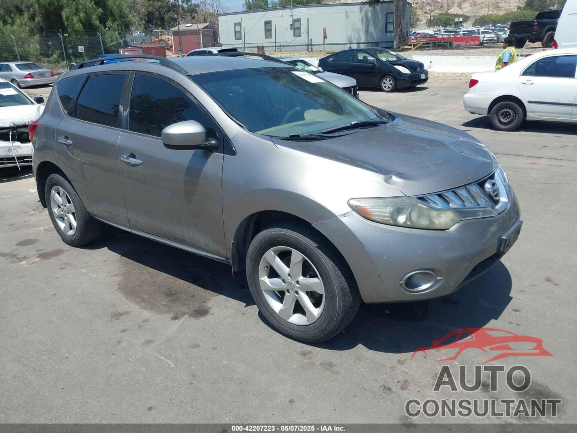 NISSAN MURANO 2009 - JN8AZ18U79W009879