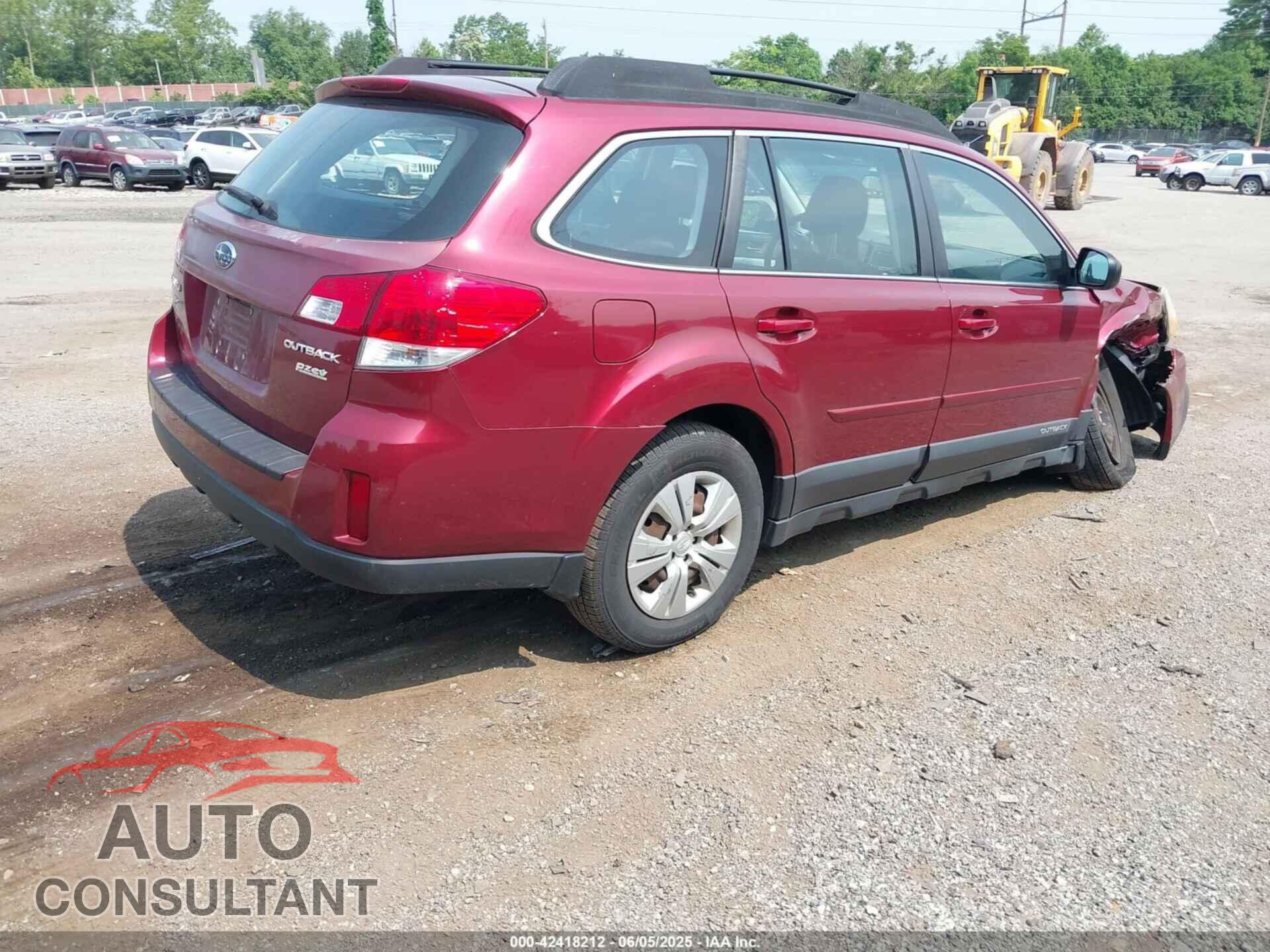 SUBARU OUTBACK 2013 - 4S4BRBAC8D3282973