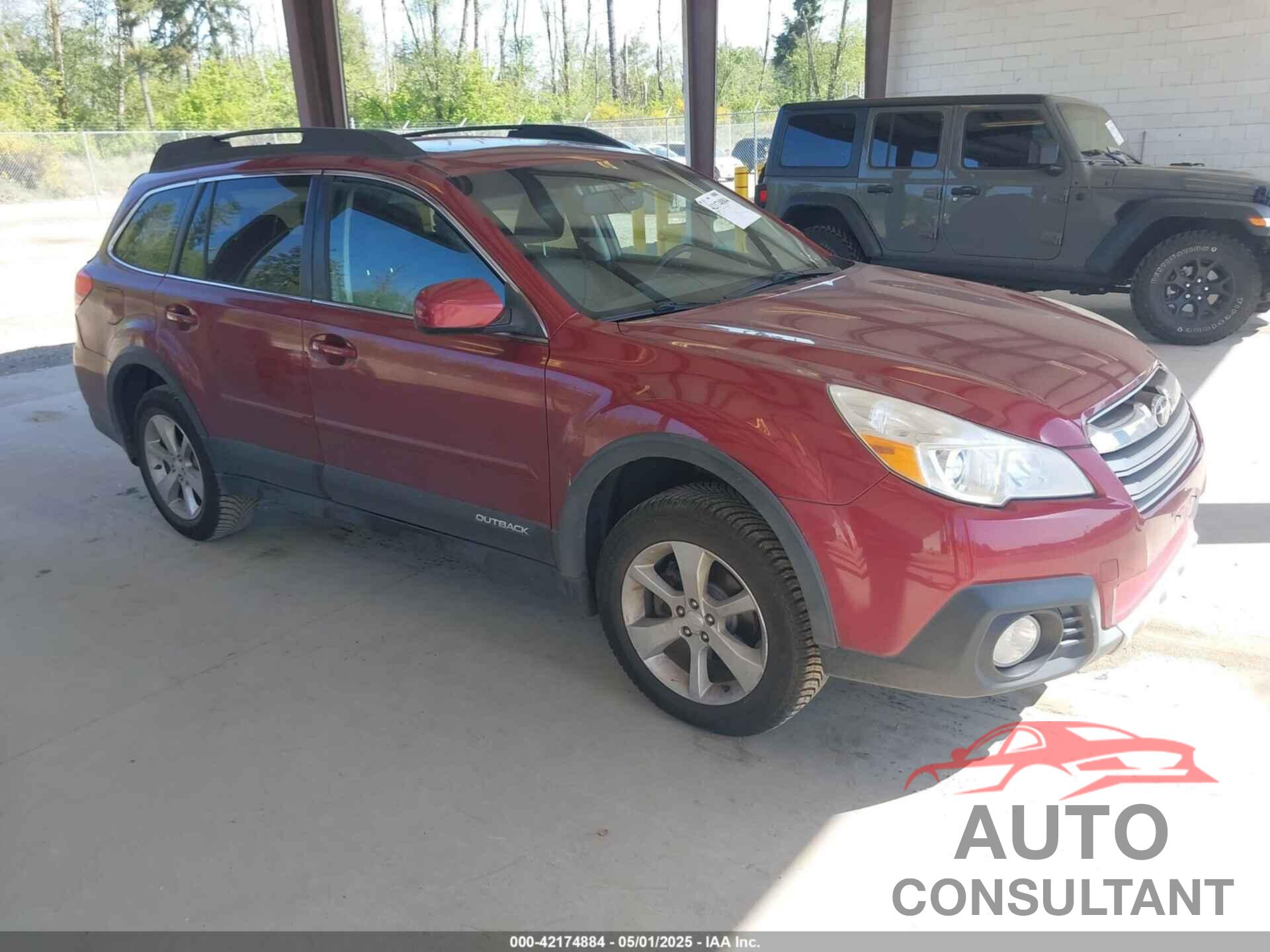 SUBARU OUTBACK 2014 - 4S4BRBLC0E3318475