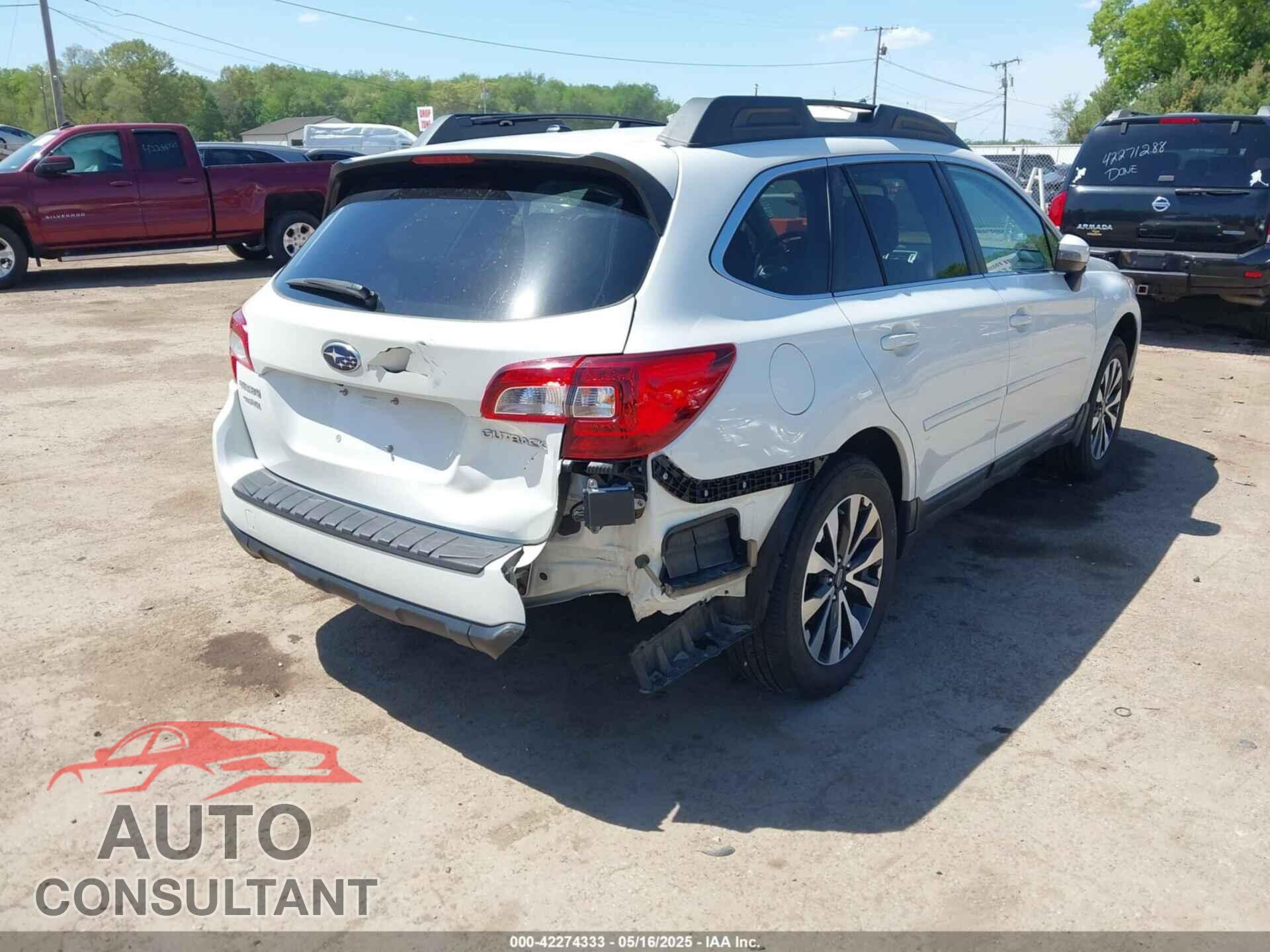 SUBARU OUTBACK 2015 - 4S4BSBLC8F3350936