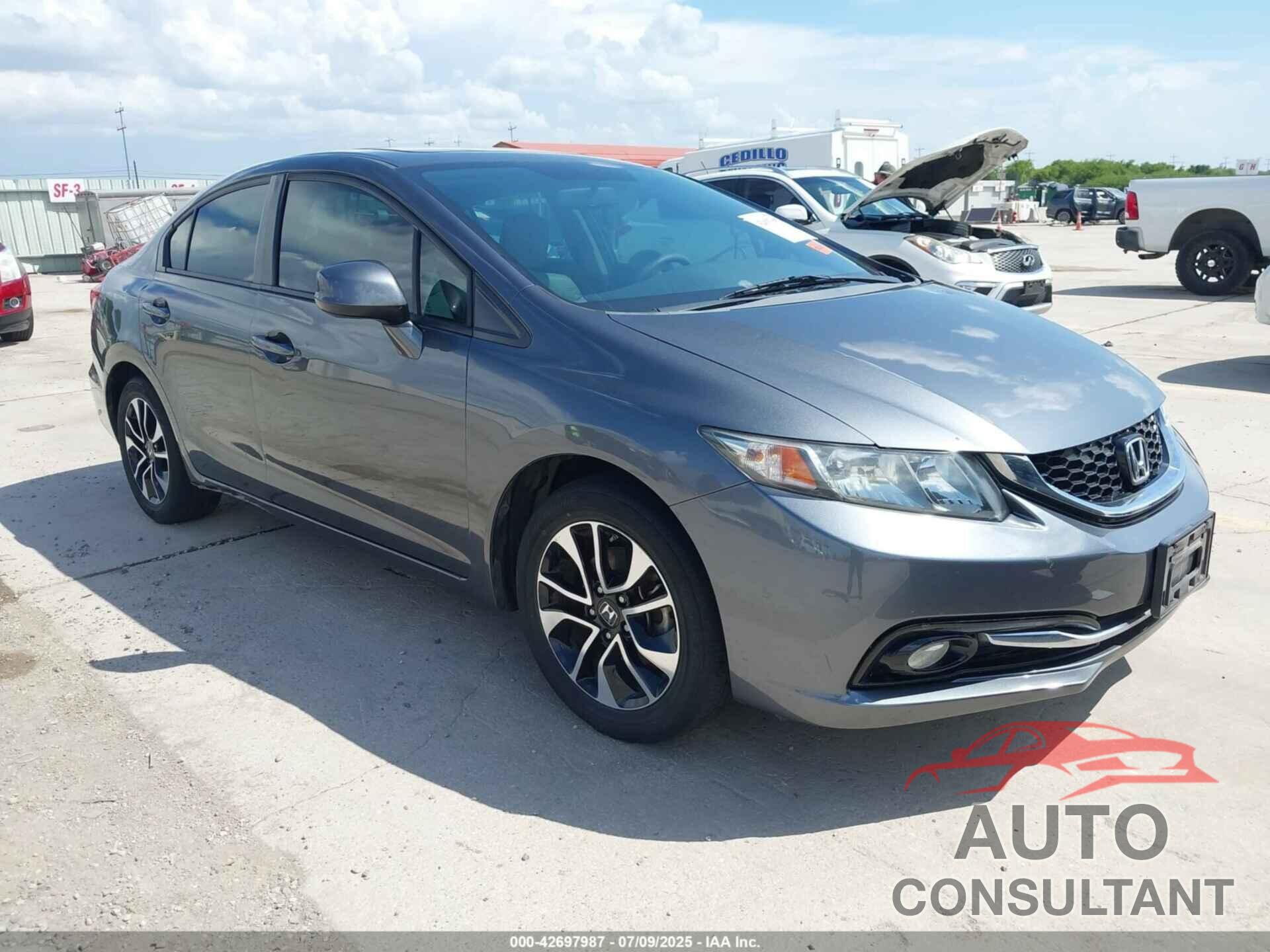 HONDA CIVIC 2013 - 19XFB2F90DE080421