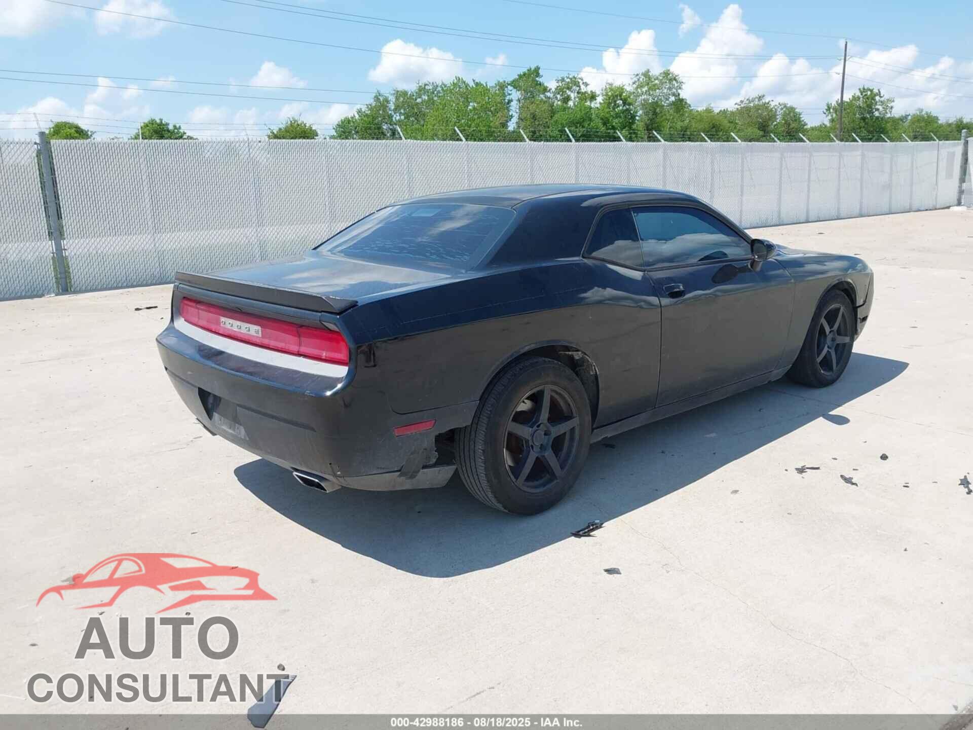 DODGE CHALLENGER 2013 - 2C3CDYAG2DH553783
