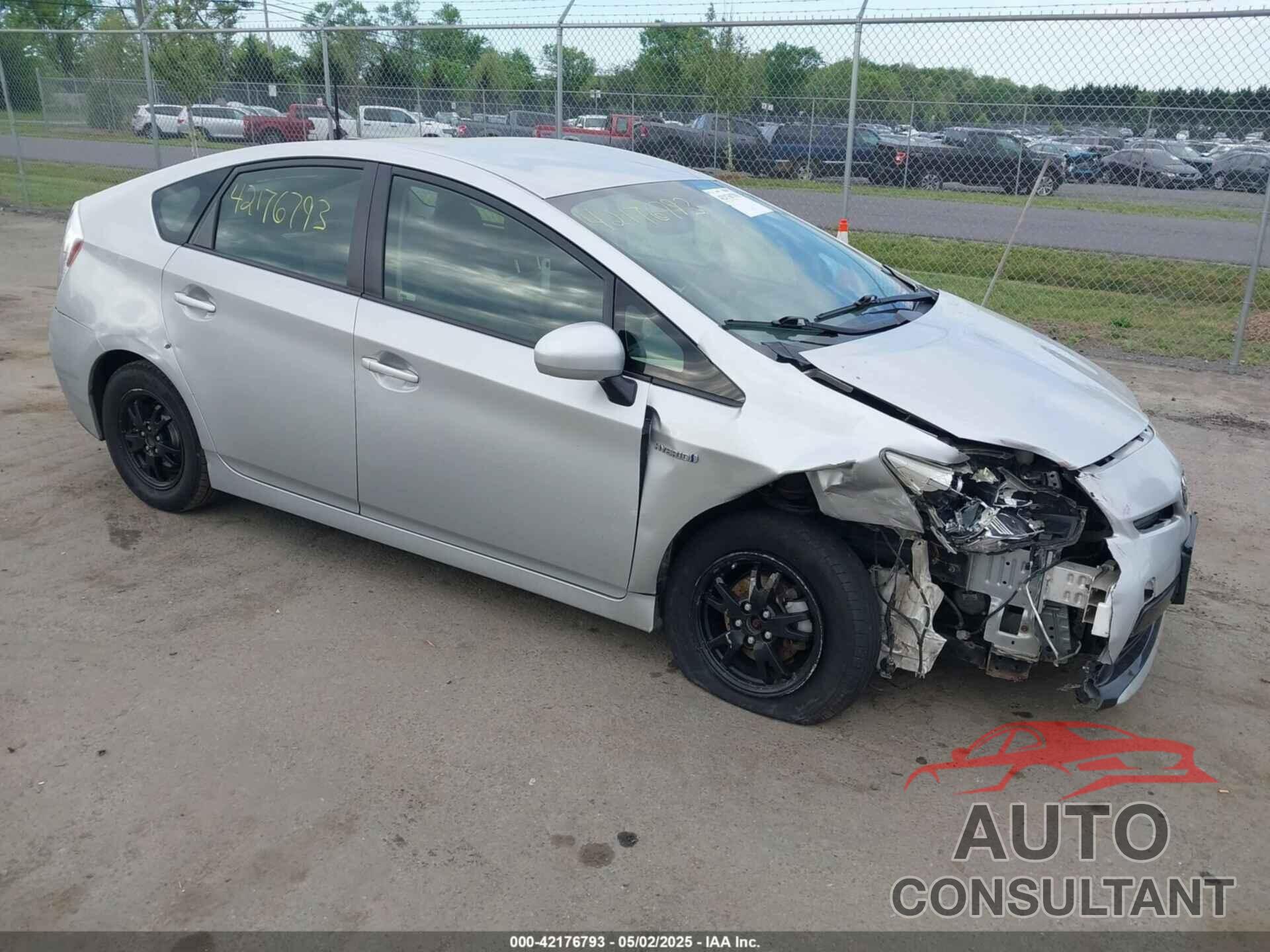 TOYOTA PRIUS 2012 - JTDKN3DU3C5467882
