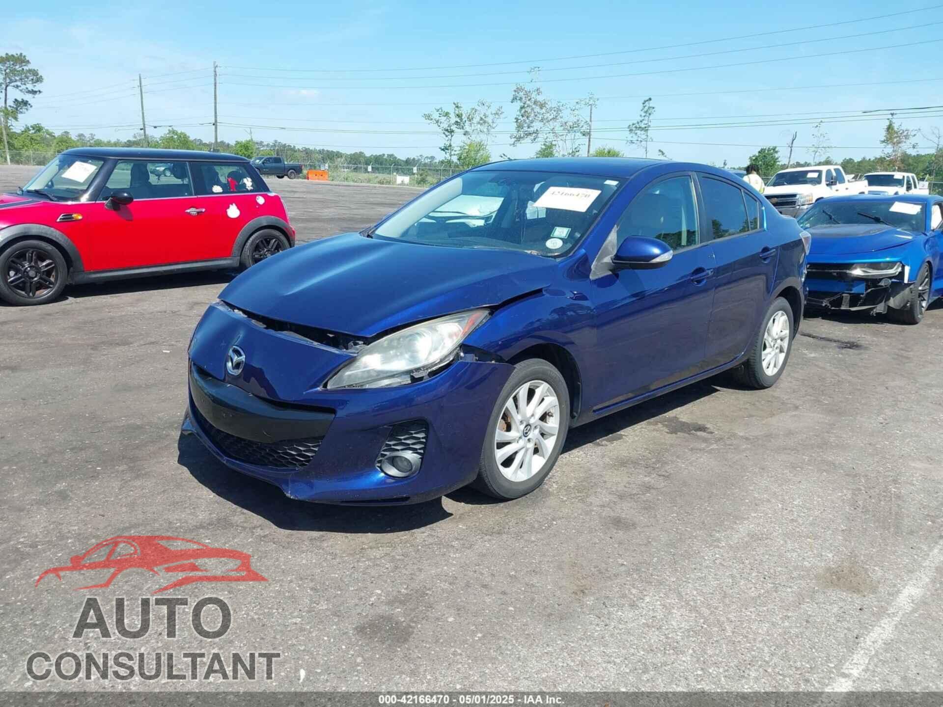 MAZDA MAZDA3 2013 - JM1BL1WP1D1797496