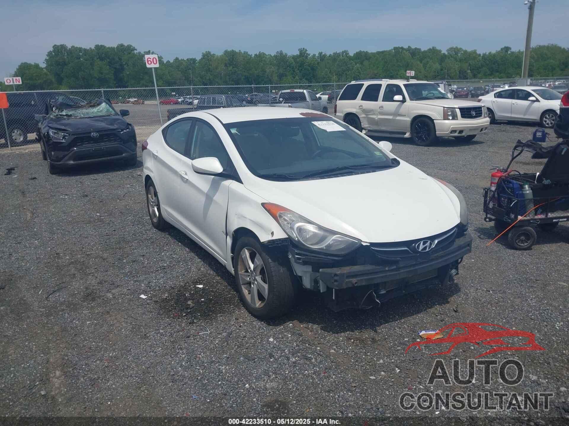 HYUNDAI ELANTRA 2013 - 5NPDH4AEXDH352278