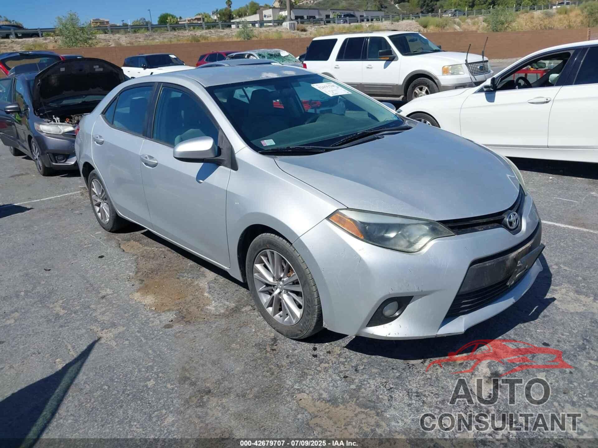 TOYOTA COROLLA 2014 - 5YFBURHE6EP136082