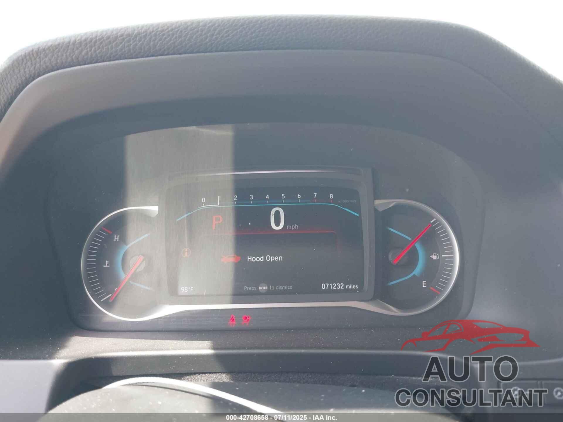 HONDA PILOT 2020 - 5FNYF6H98LB029727