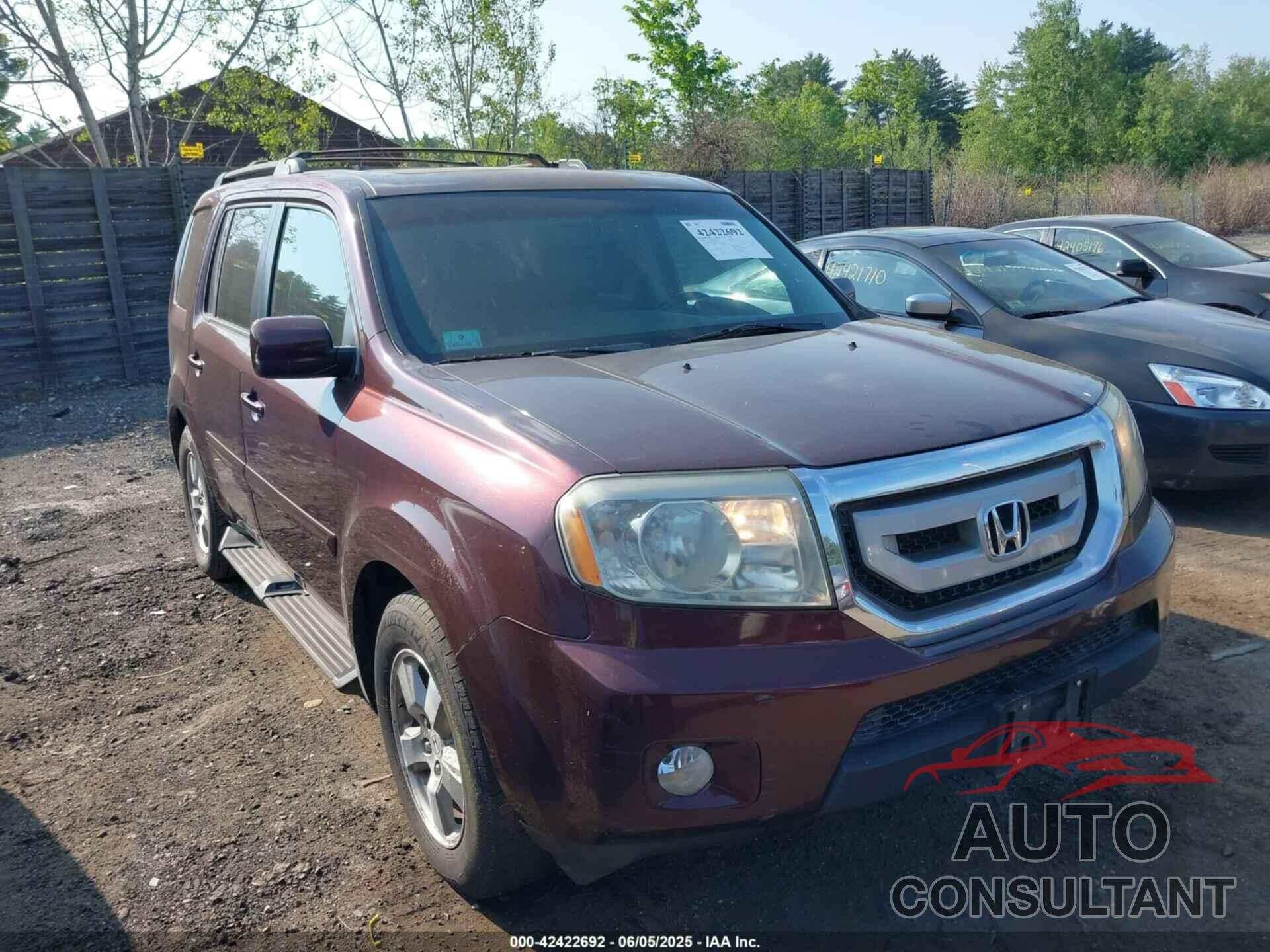 HONDA PILOT 2009 - 5FNYF48589B021654