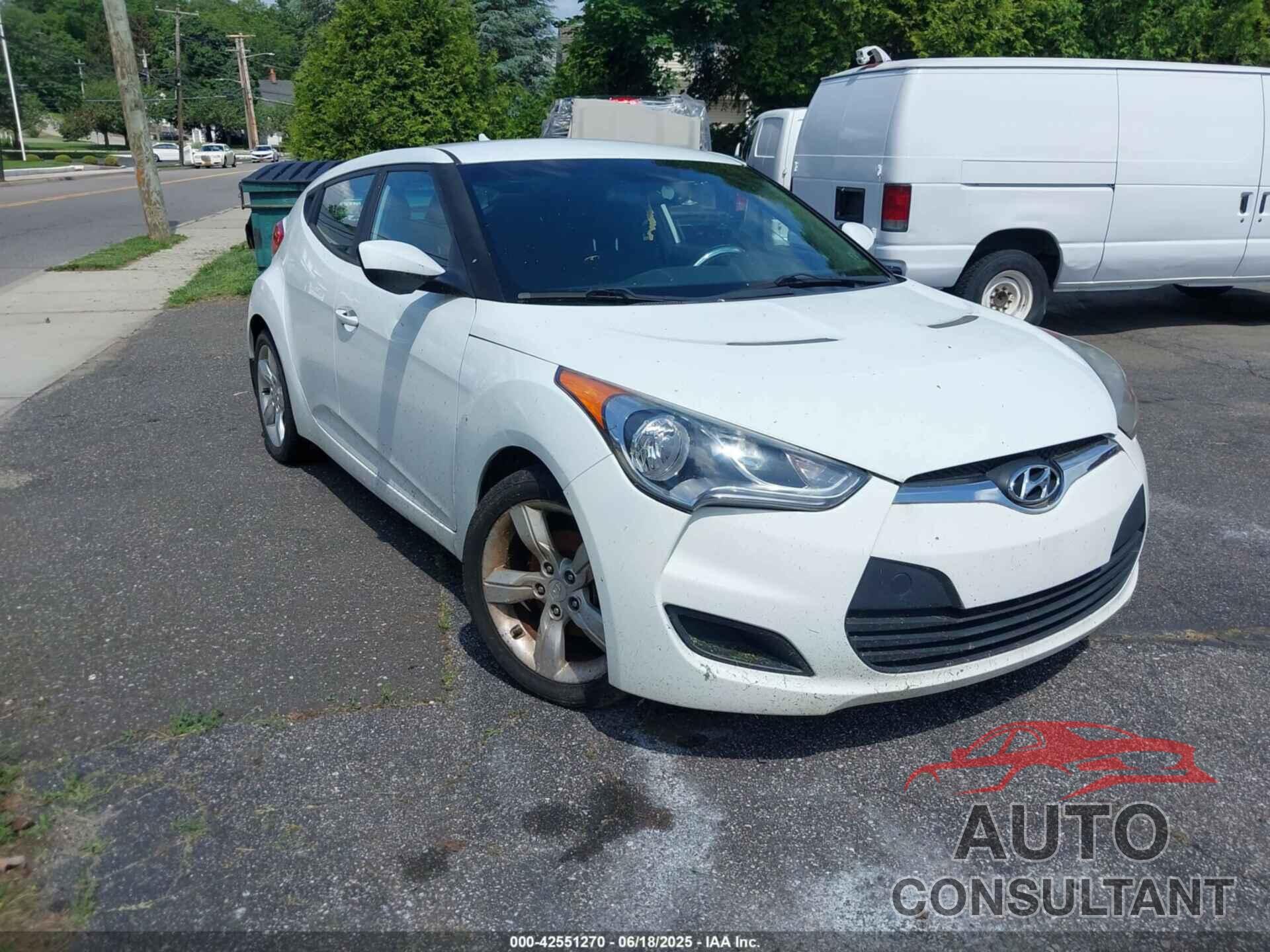 HYUNDAI VELOSTER 2013 - KMHTC6AD4DU173426