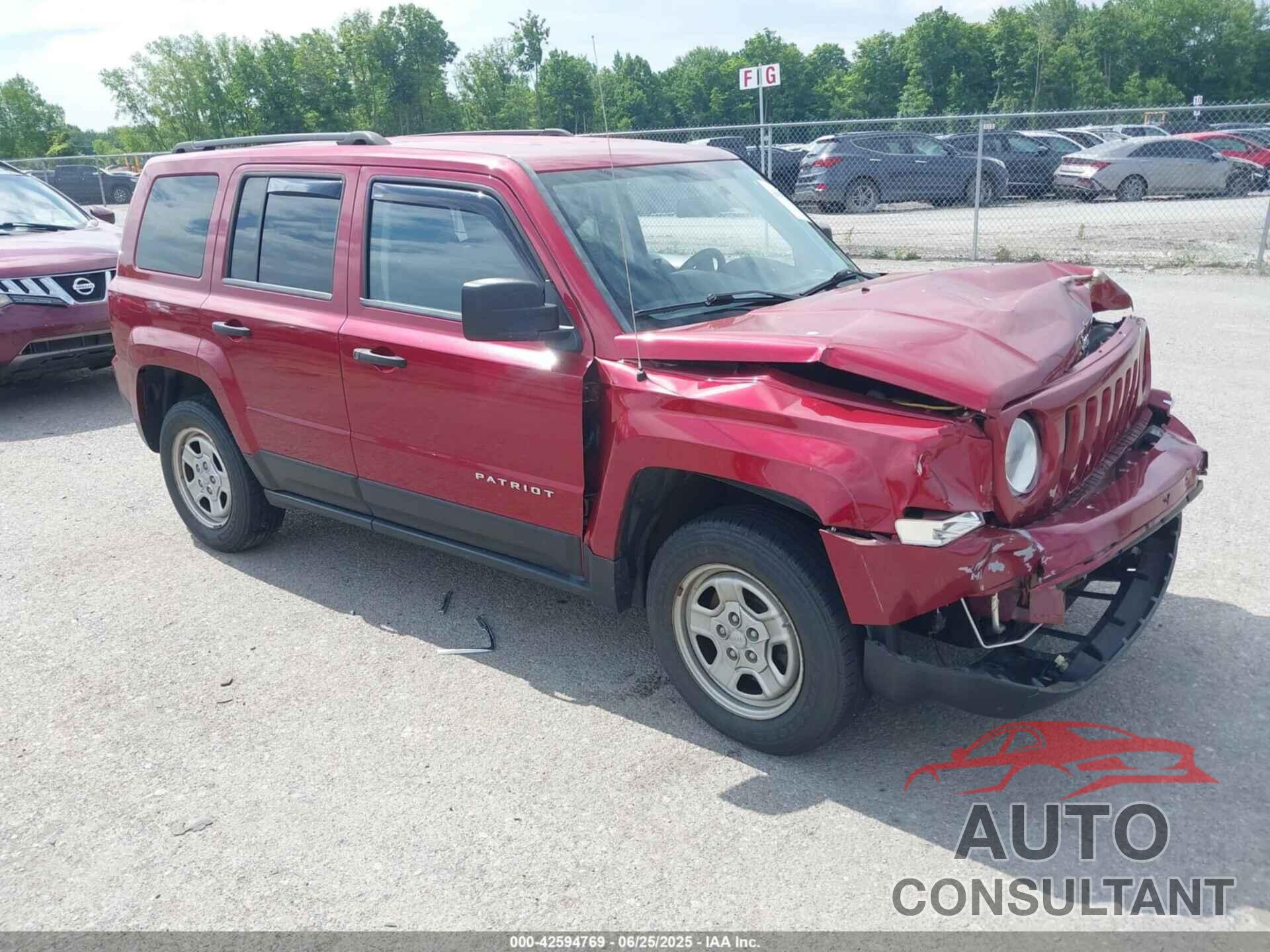JEEP PATRIOT 2013 - 1C4NJRBB8DD101467