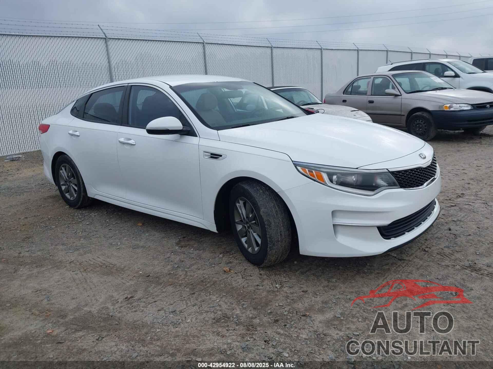 KIA OPTIMA 2016 - 5XXGT4L15GG014163