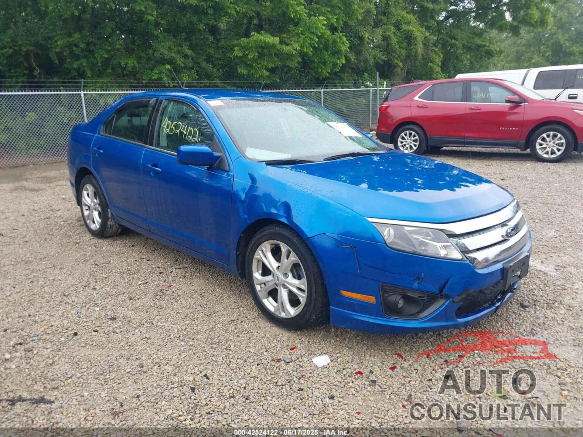 FORD FUSION 2012 - 3FAHP0HA7CR224016