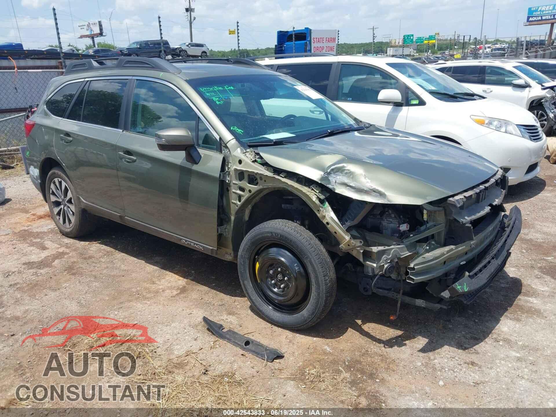 SUBARU OUTBACK 2017 - 4S4BSANC7H3220558