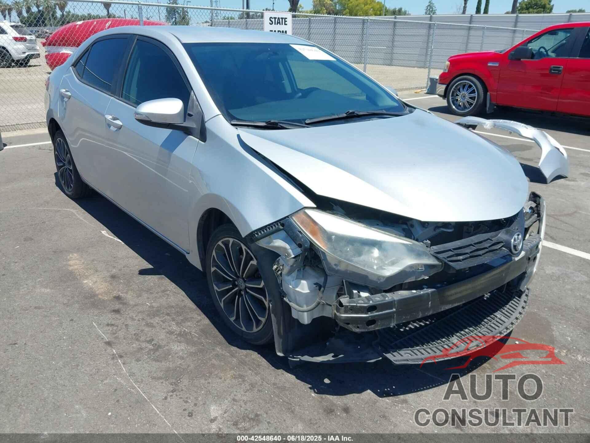 TOYOTA COROLLA 2016 - 5YFBURHE5GP421231