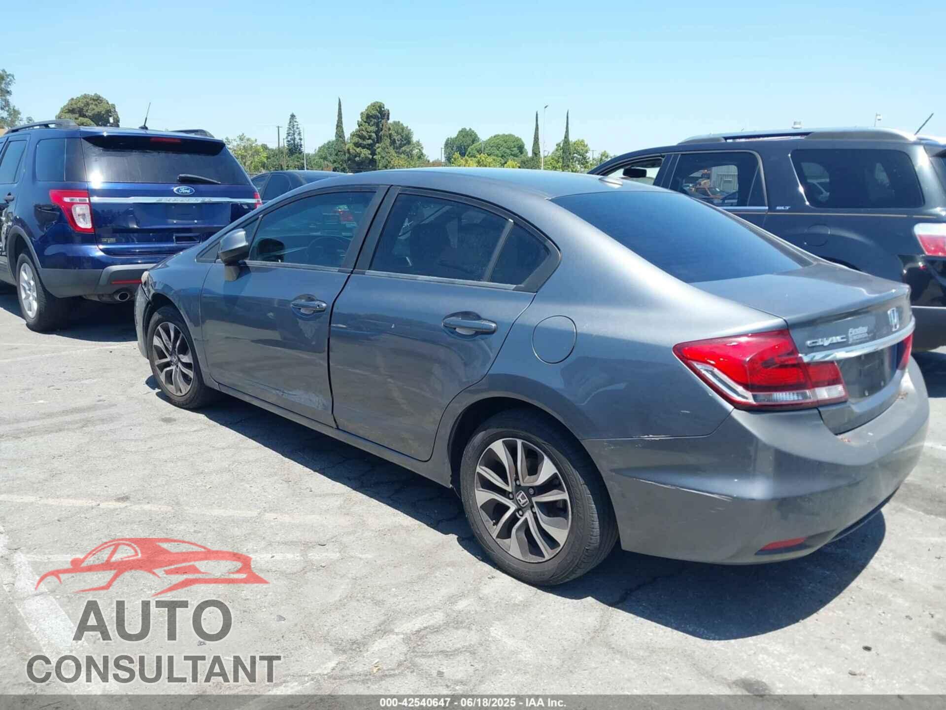 HONDA CIVIC 2013 - 19XFB2F92DE050689