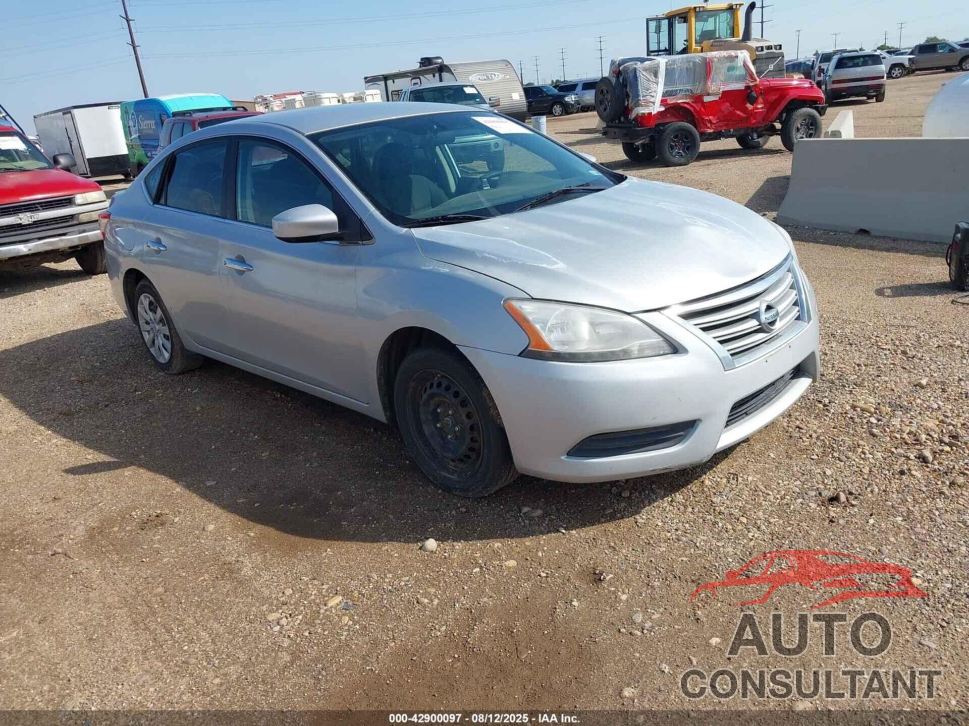 NISSAN SENTRA 2013 - 3N1AB7AP2DL658076