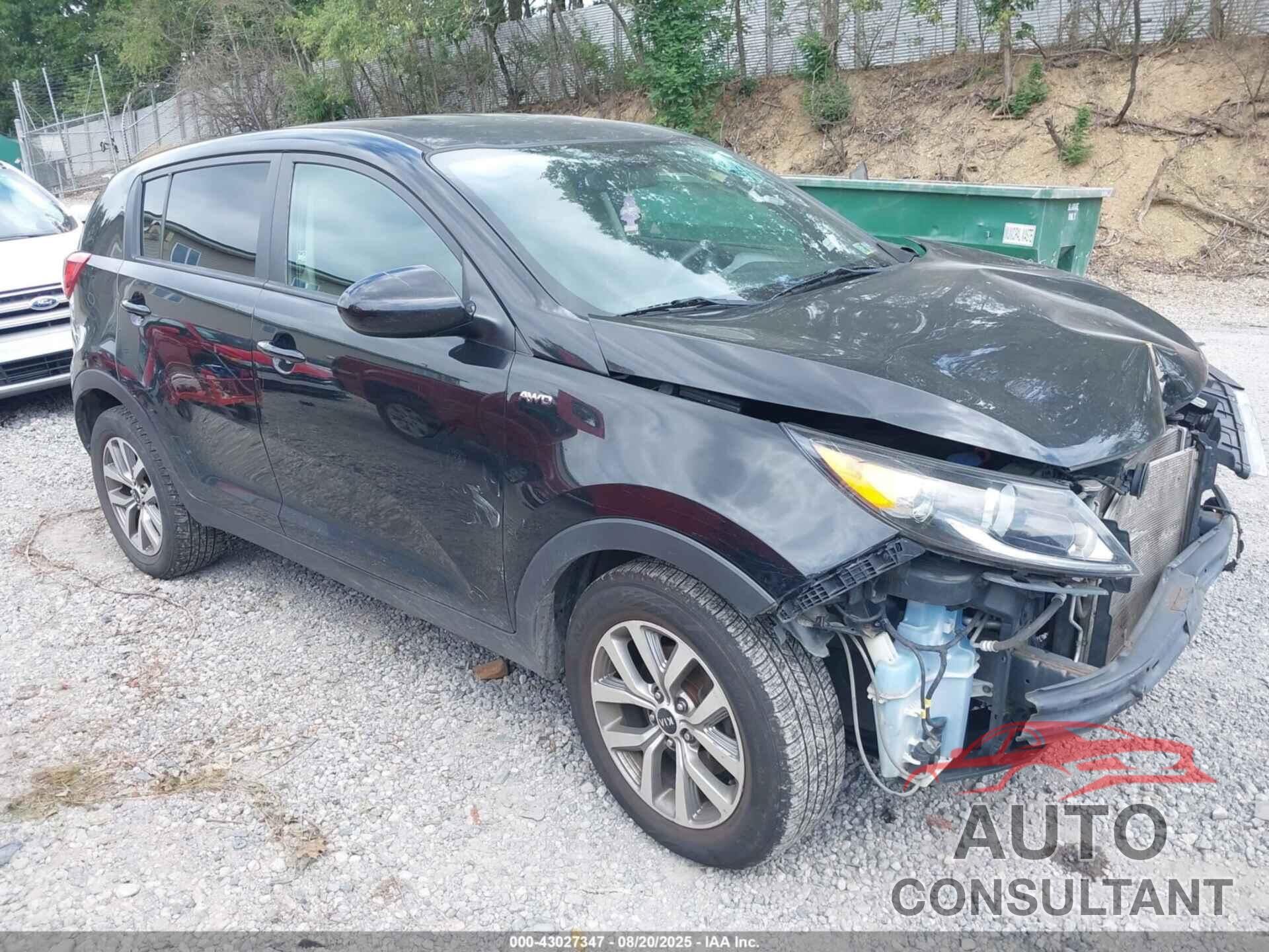 KIA SPORTAGE 2016 - KNDPBCAC5G7872694