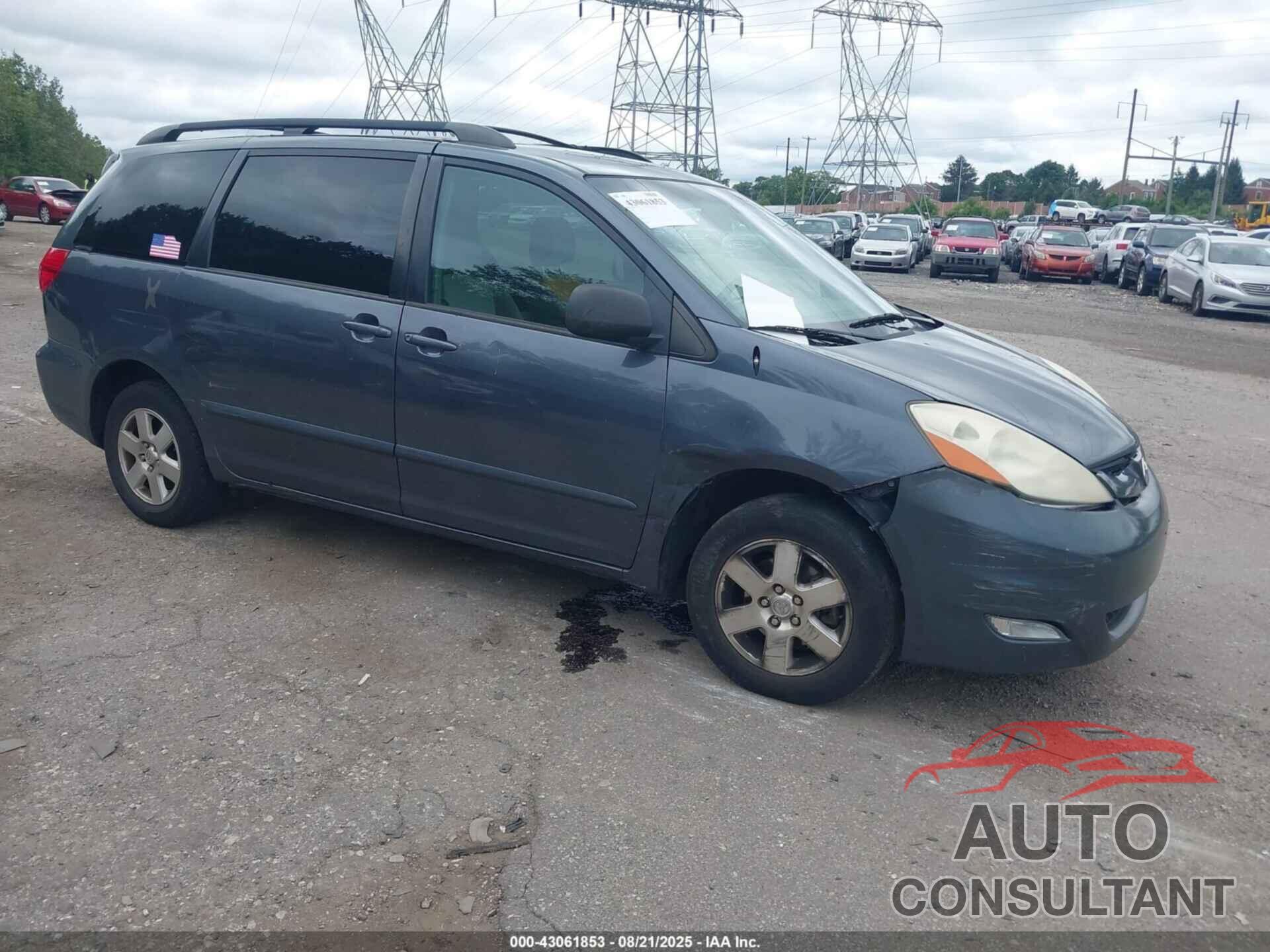 TOYOTA SIENNA 2009 - 5TDZK23C39S233299